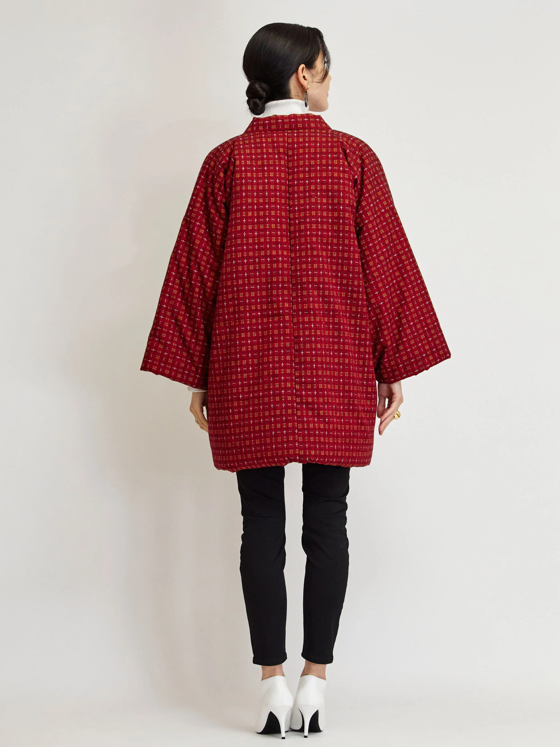 Igeta Red Hanten Padded Jacket - Image 6