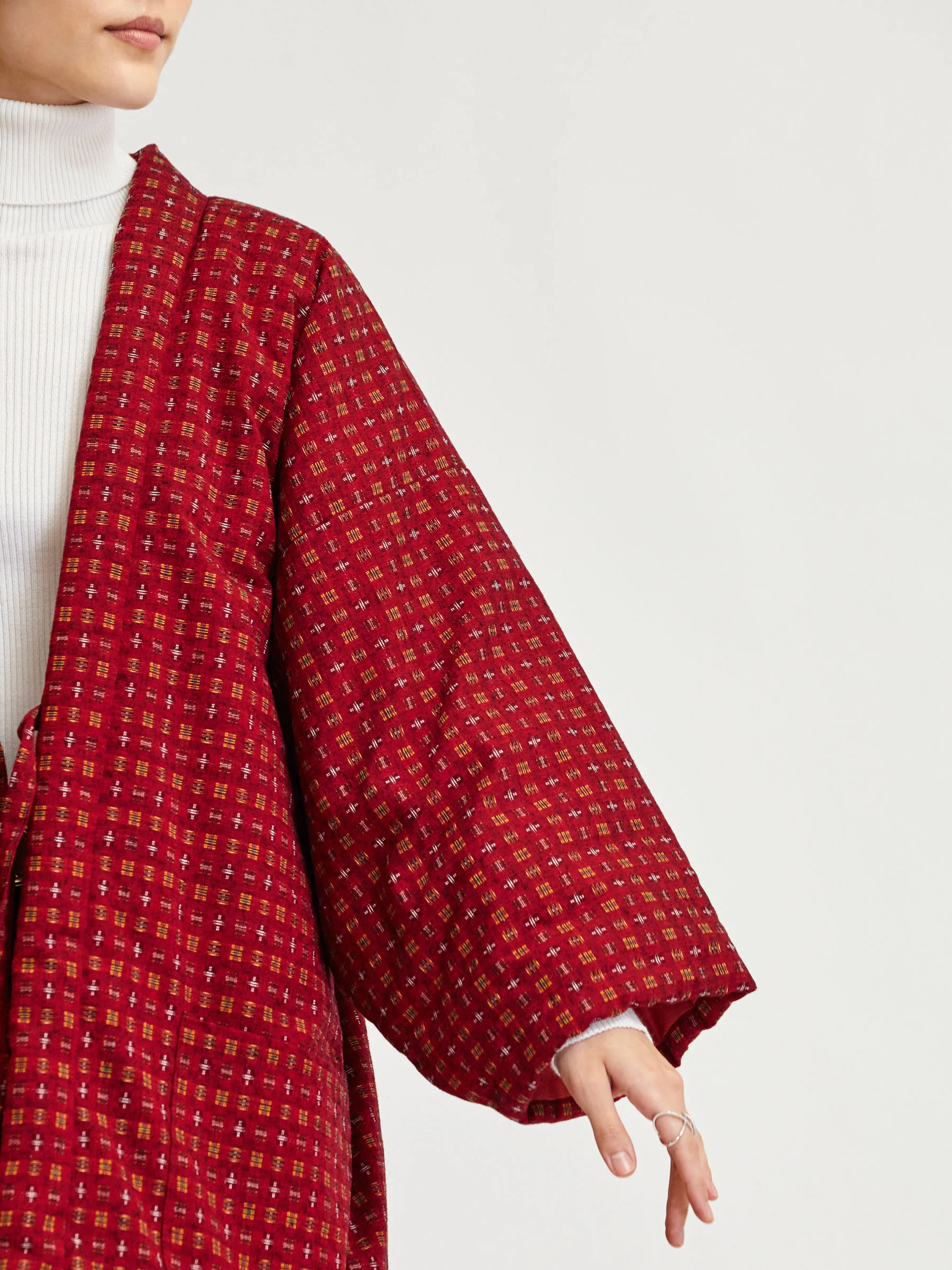 Igeta Red Hanten Padded Jacket - Image 7