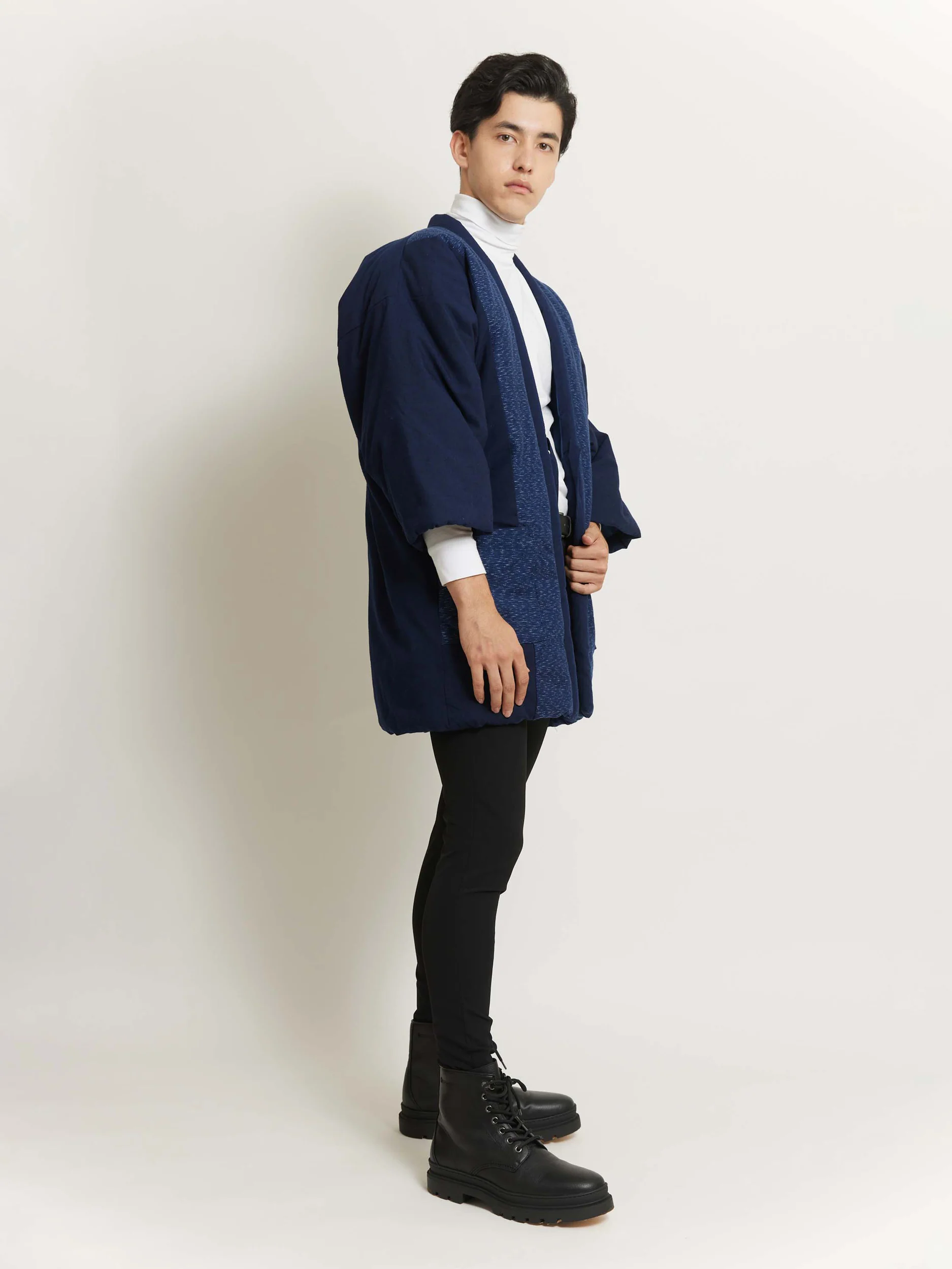 Indigo Hanten Padded Jacket - Image 3