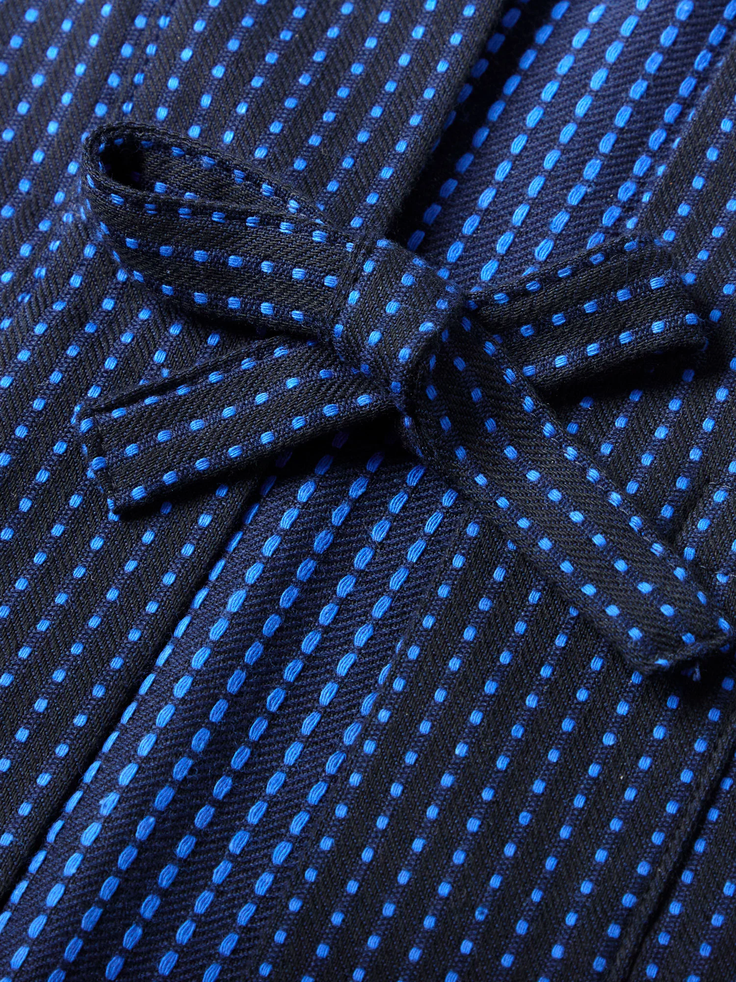 Indigo Sashiko Haori Kimono Jacket by Mikeshi - Image 8