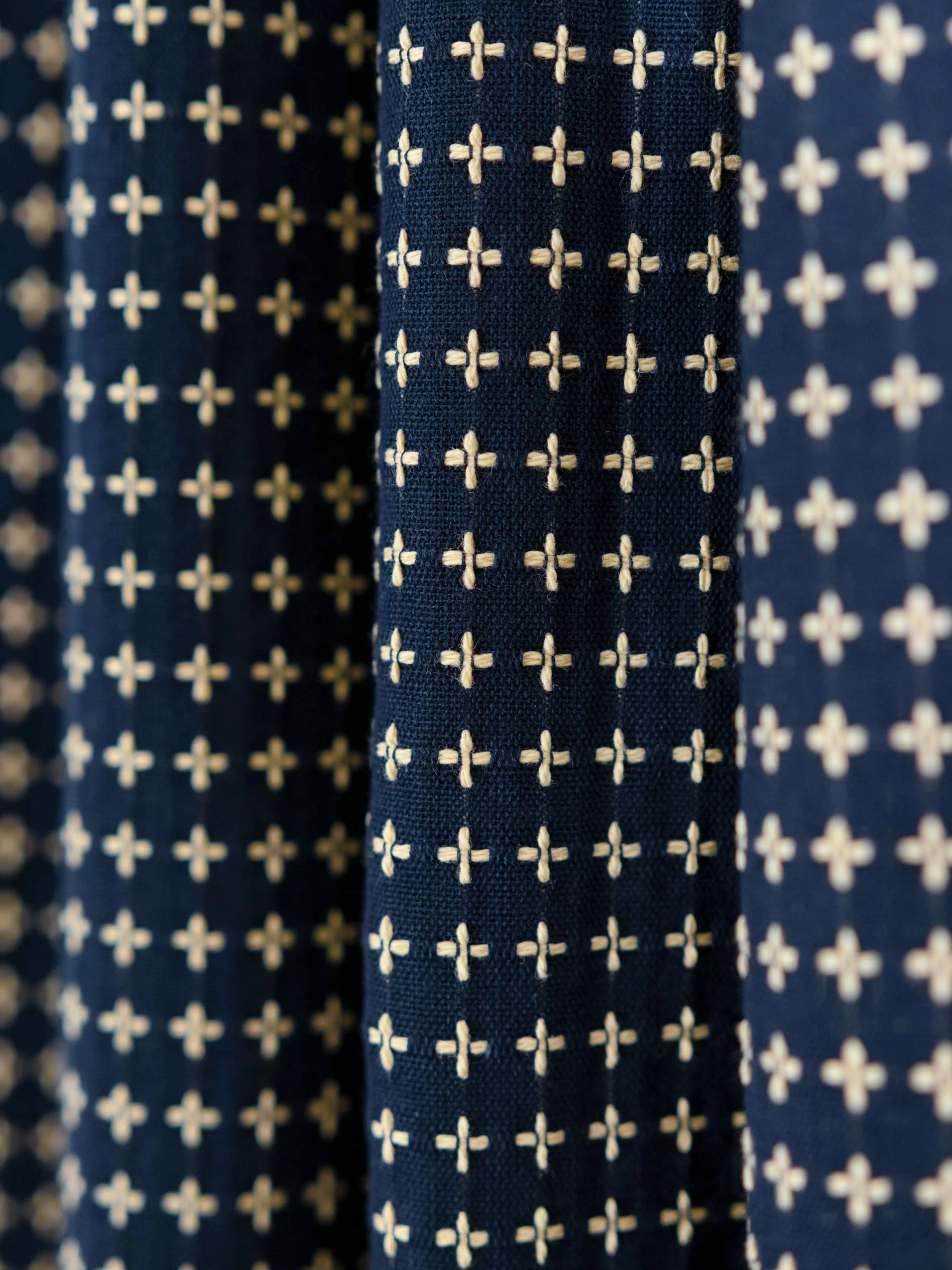 Indigo Sashiko Furoshiki Wrapping Cloth - Image 4