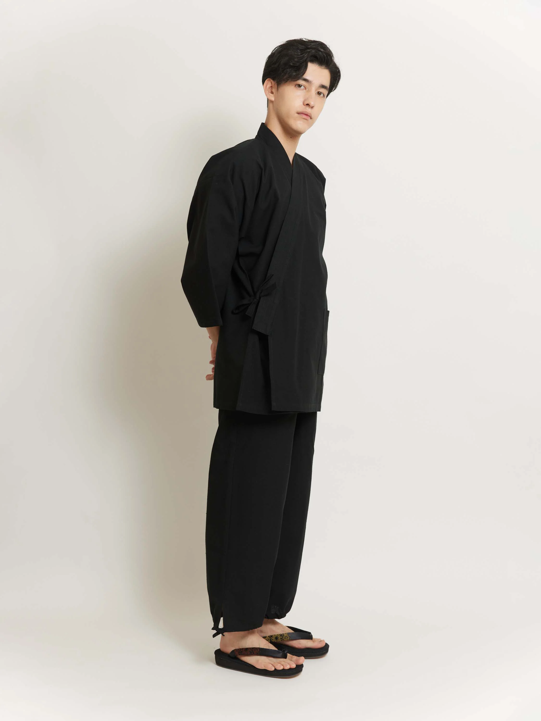 Ink Black Samue Jacket and Lounge Pants - Image 3