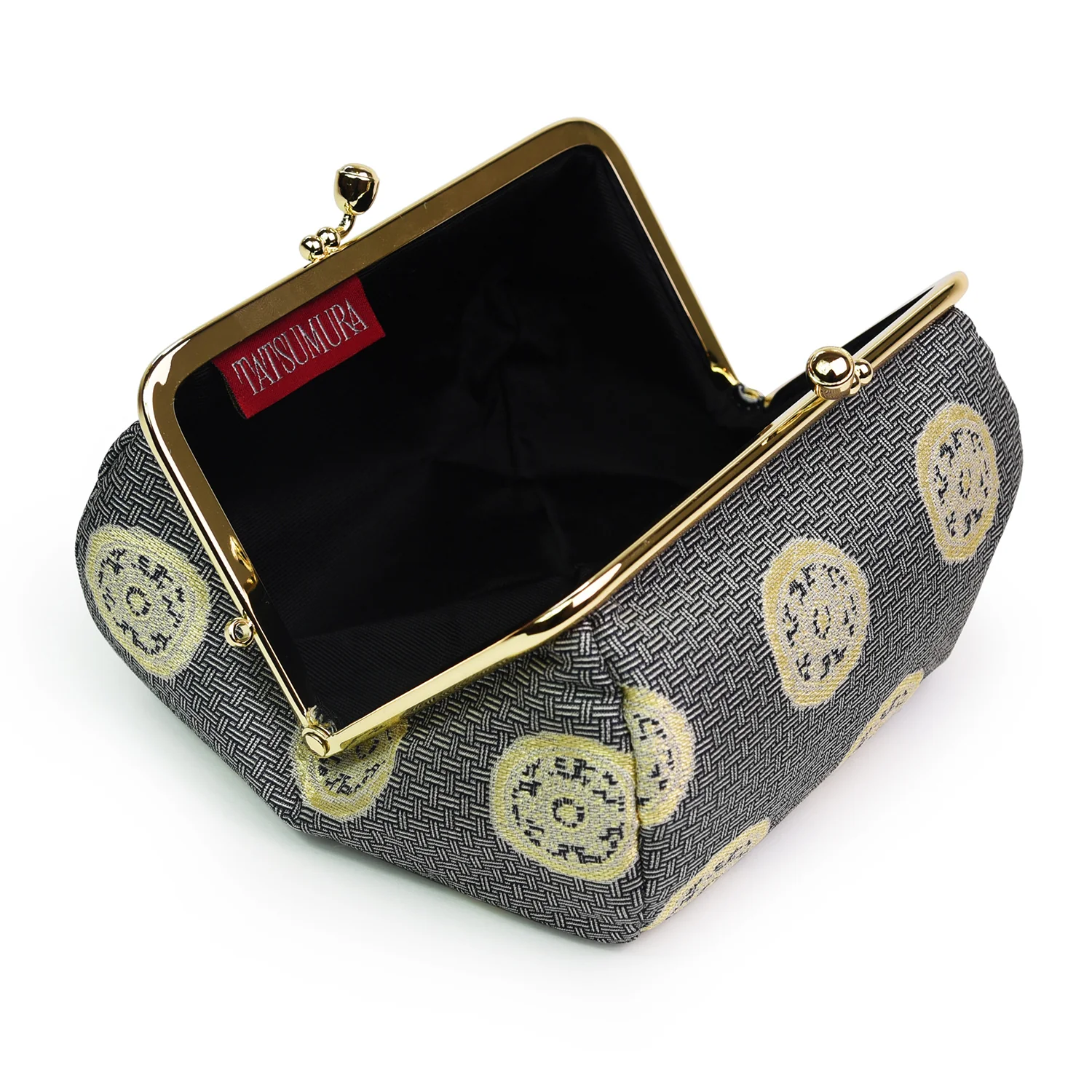 Itoya Silk Brocade Travel Makeup Bag - Image 4