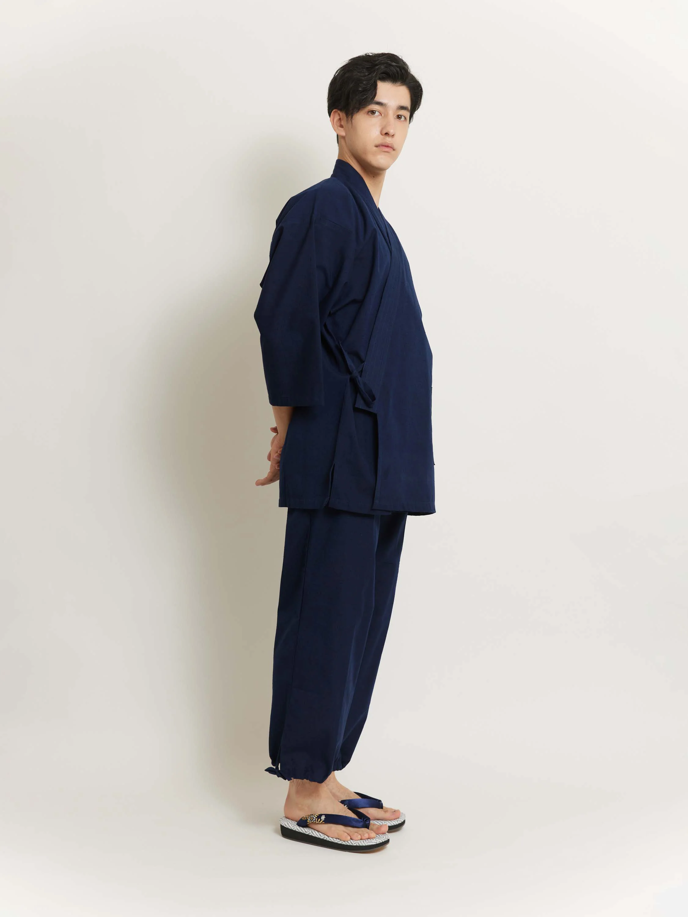 Japan Indigo Samue Jacket and Lounge Pants - Image 4