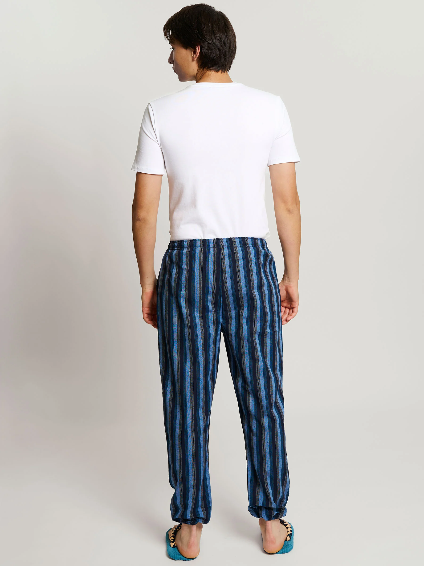 Monpe Men’s Cotton Lounge Pants in Katsuo Weave - Image 5