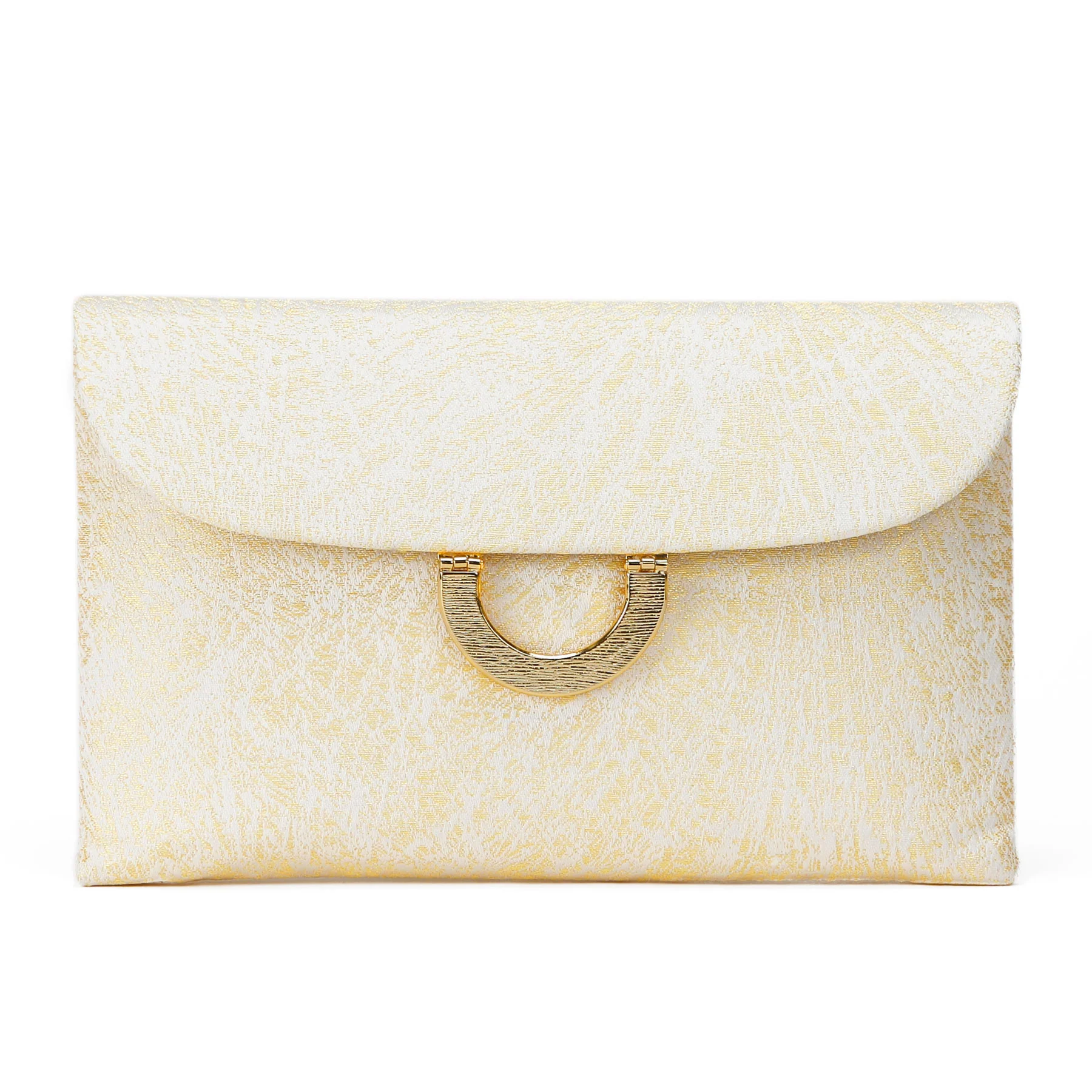 Kiku Silk Brocade Clutch - Image 4