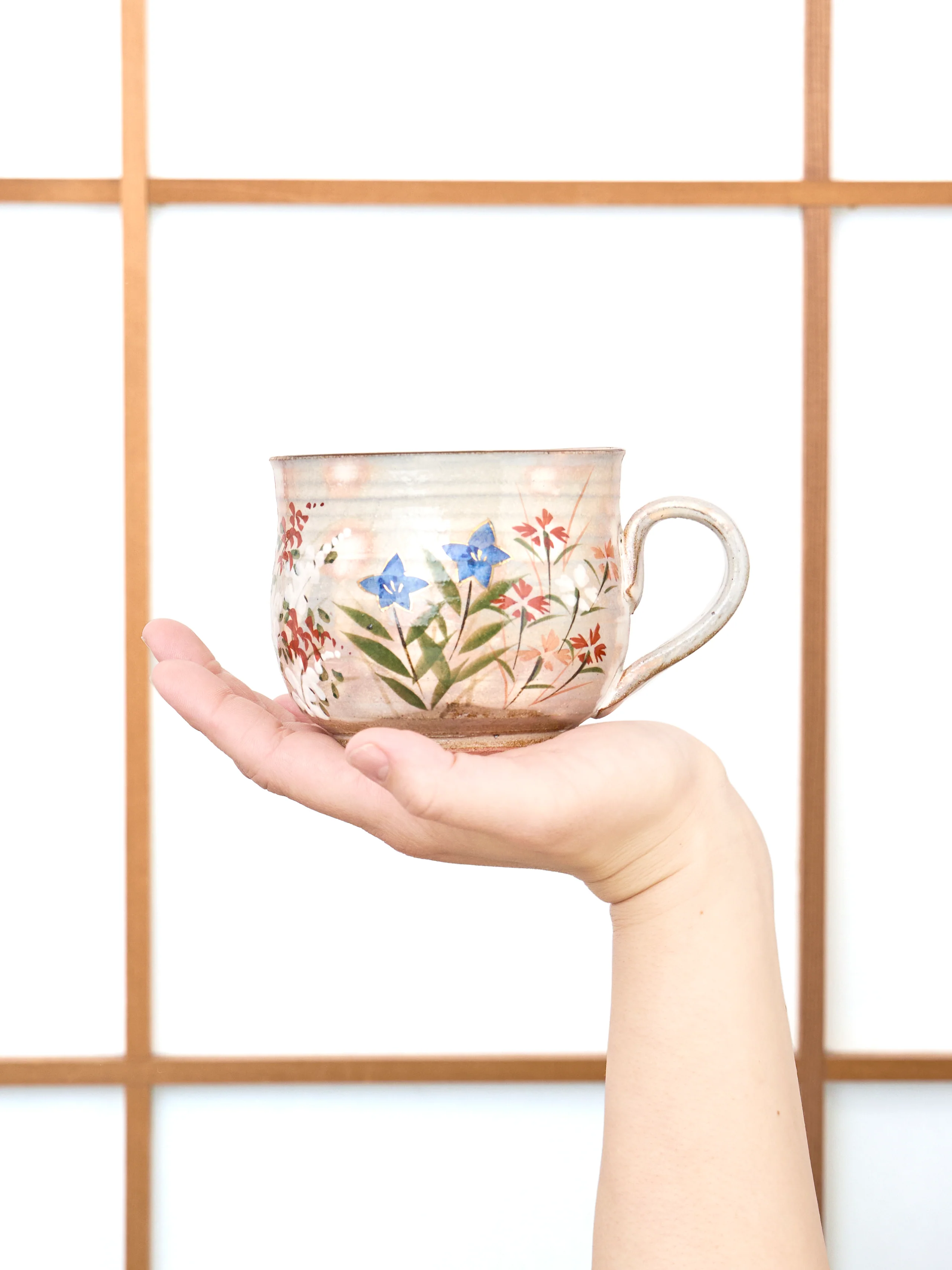 Kikyo Kyoto Ware Coffee Mug by Shunzan - Image 8