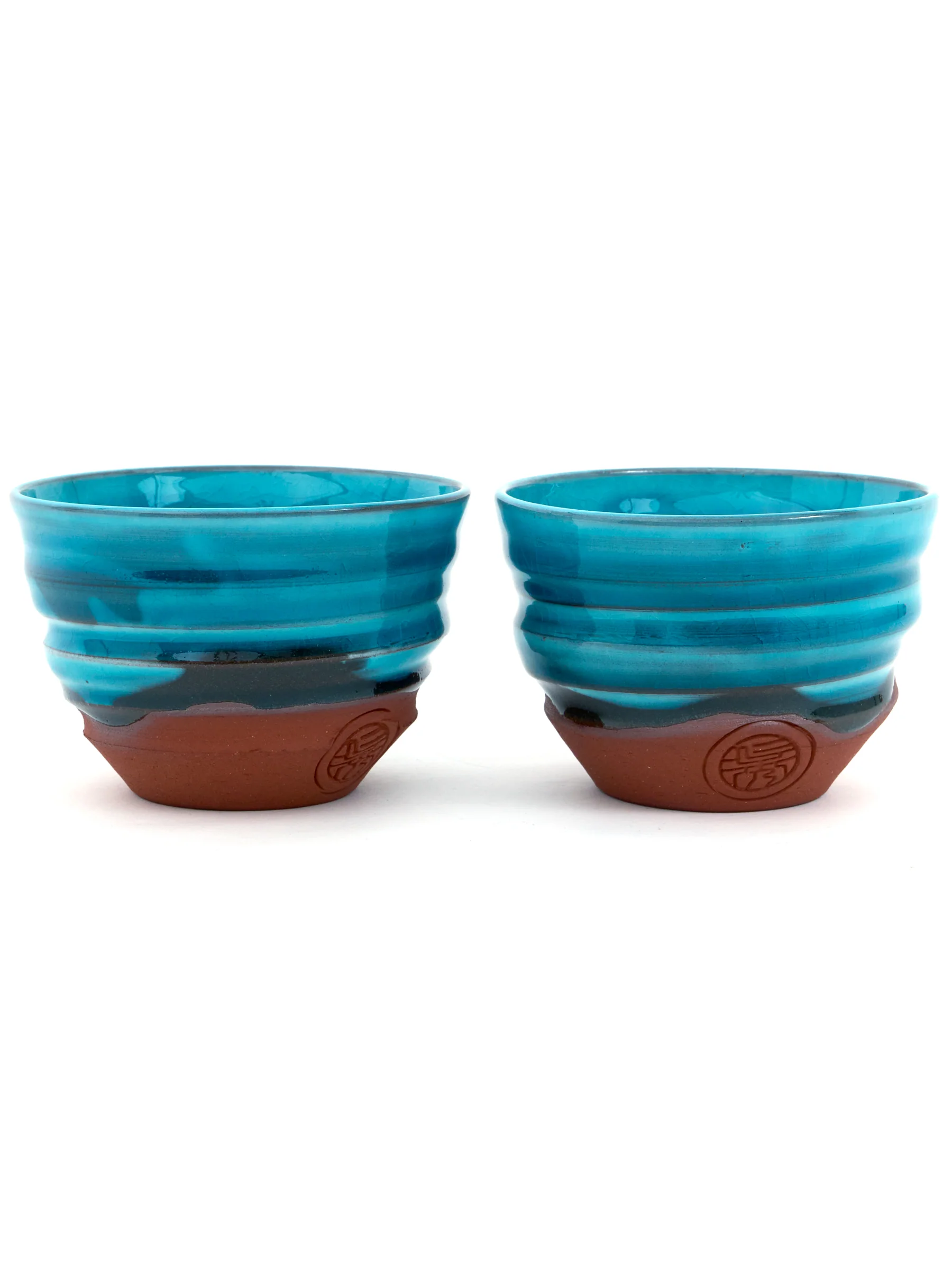 Ku Blue Kyoto Ware Teacup Set by Ninshu (7fl.oz/200ml) - Image 3