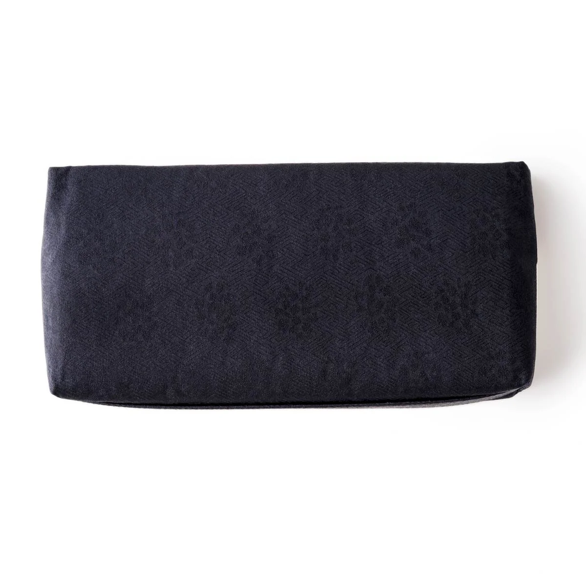 Kyo-Yuzen Silk Clutch in Black - Image 4