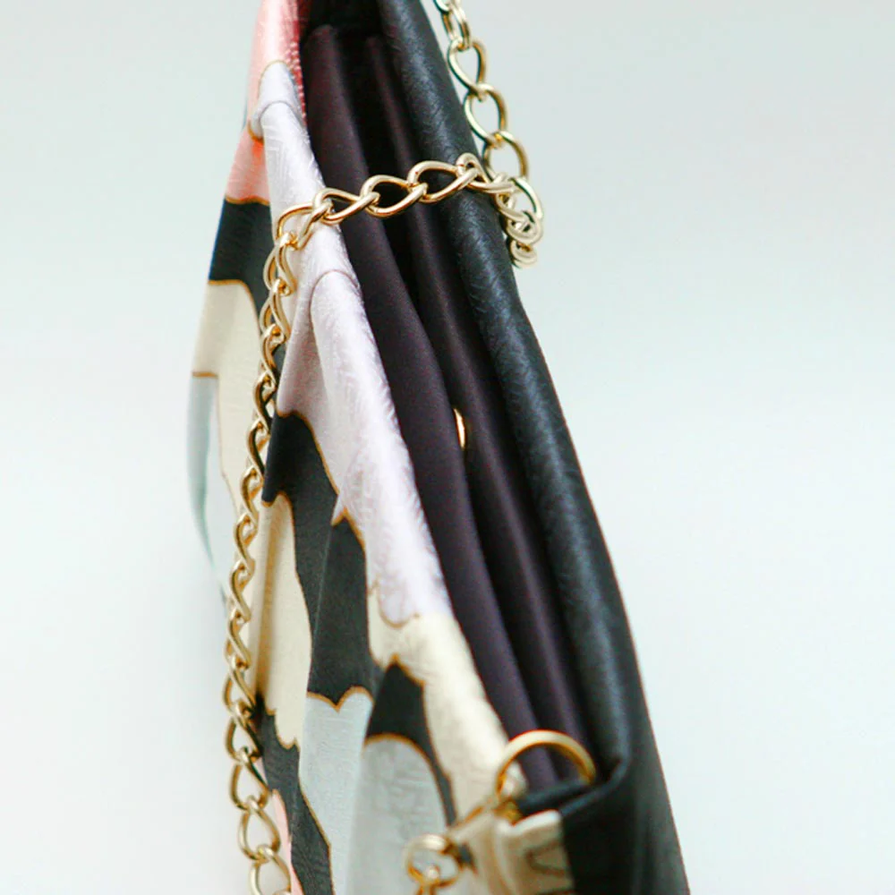 Kyo-Yuzen Silk Clutch in Pastel - Image 3
