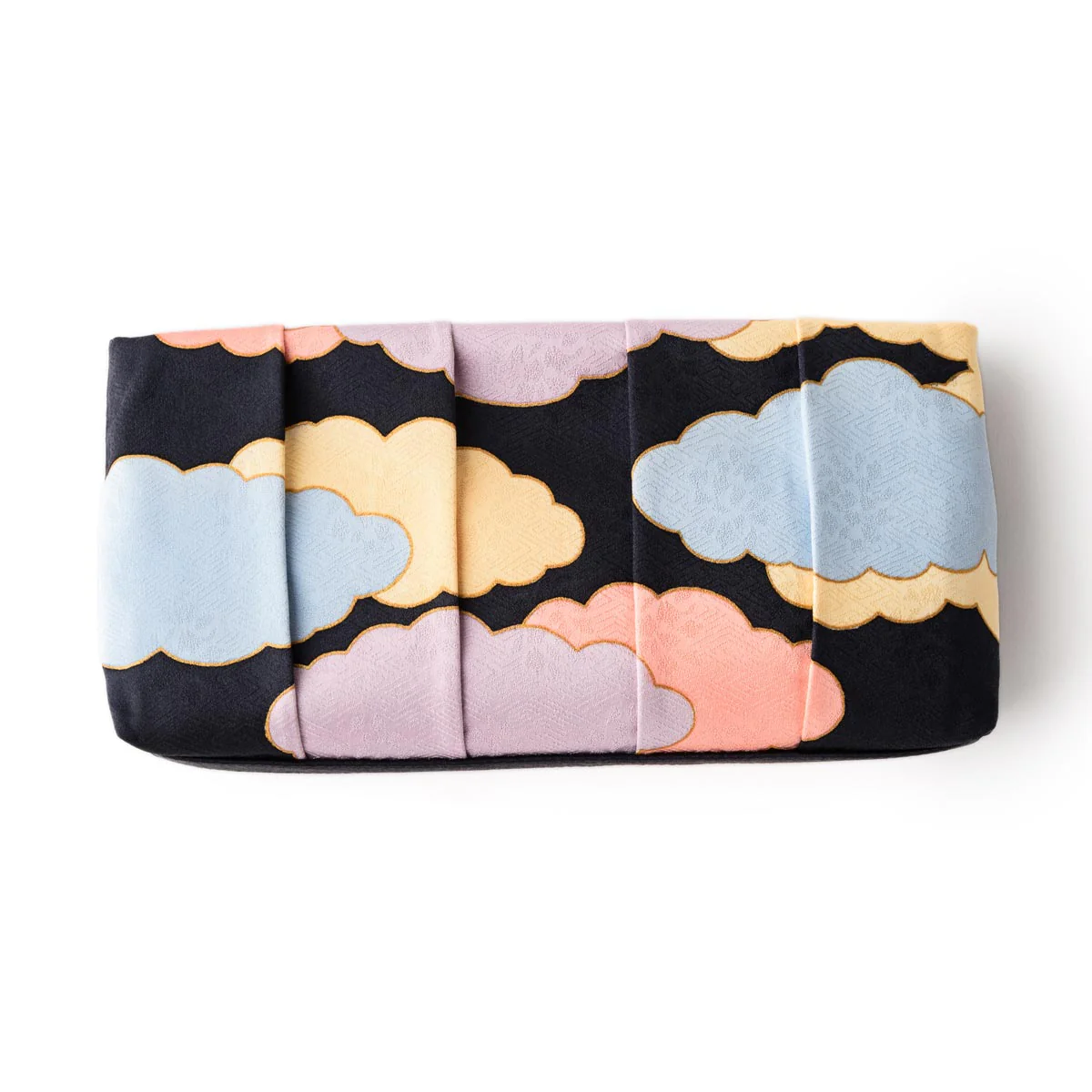 Kyo-Yuzen Silk Clutch in Pastel - Image 5