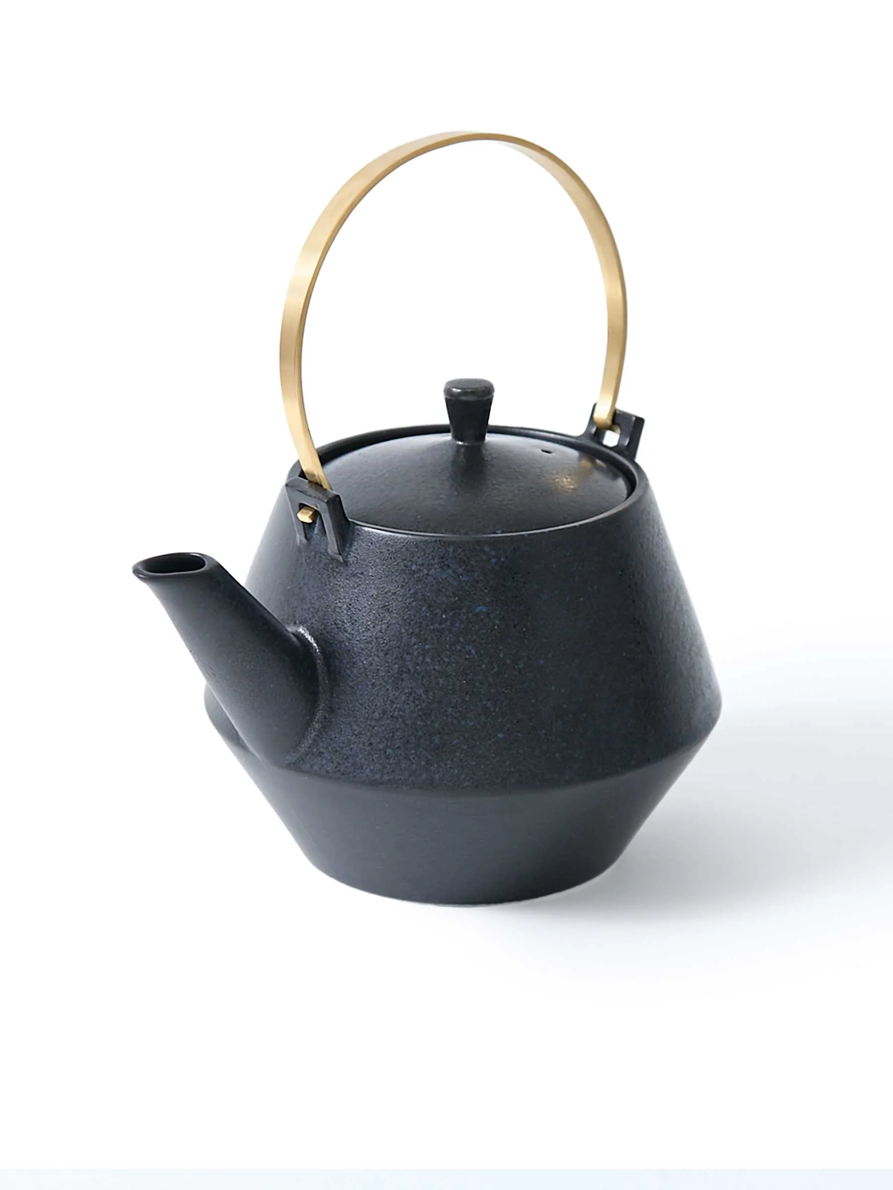 Large Brass-Handle Mino Japanese Teapot Set by Yamatsu (27oz/800ml) - Image 5