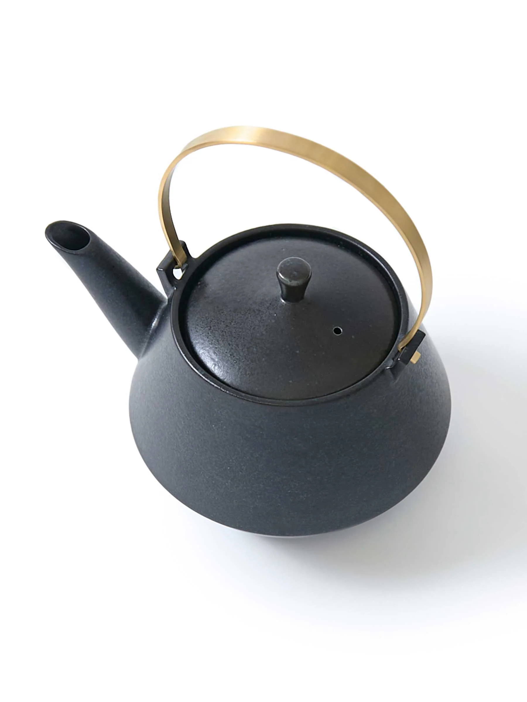 Large Brass-Handle Mino Japanese Teapot Set by Yamatsu (27oz/800ml) - Image 6