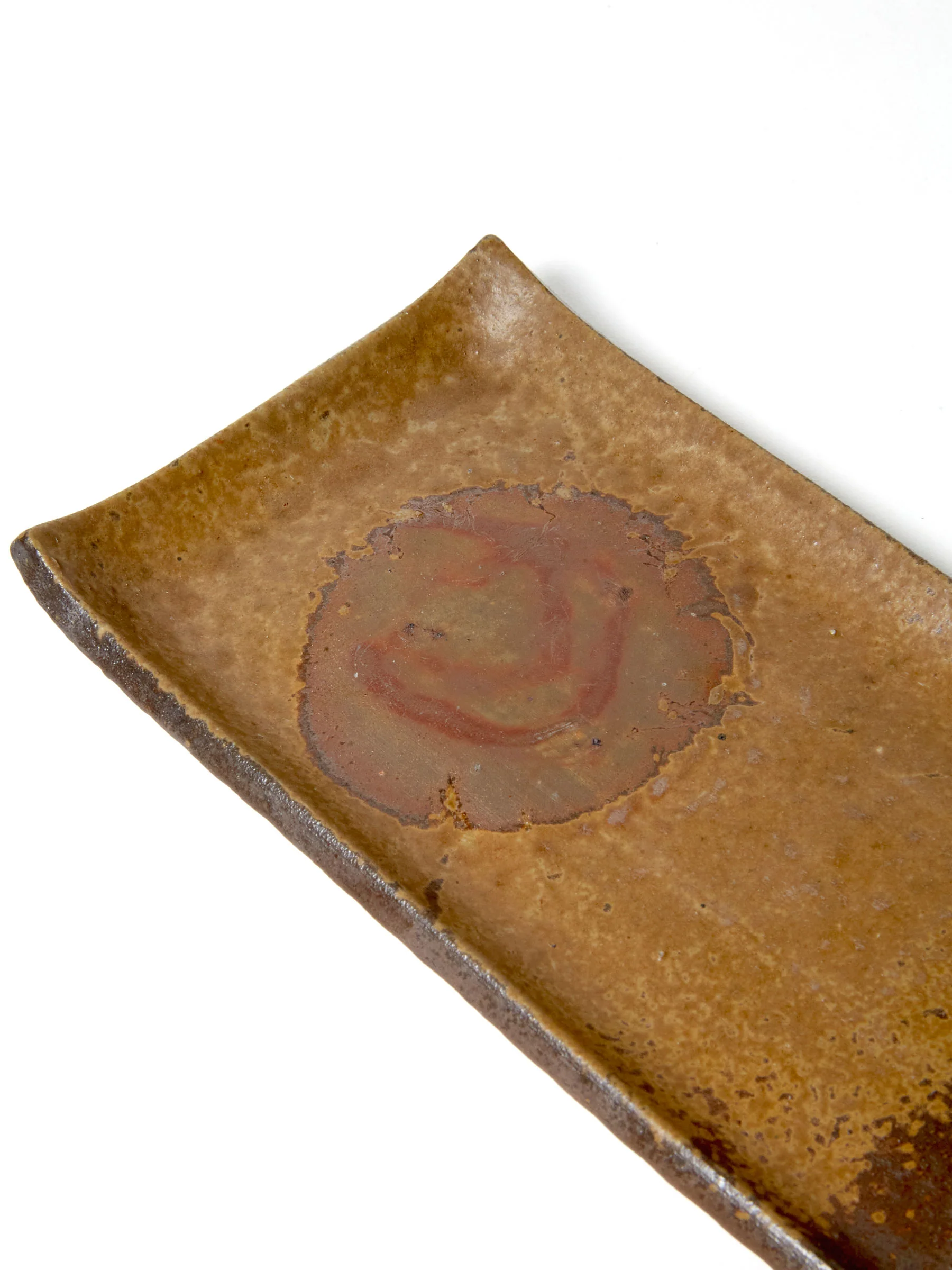 Long Bizen Ware Sushi Platter by Hozan (11"/27cm) - Image 5