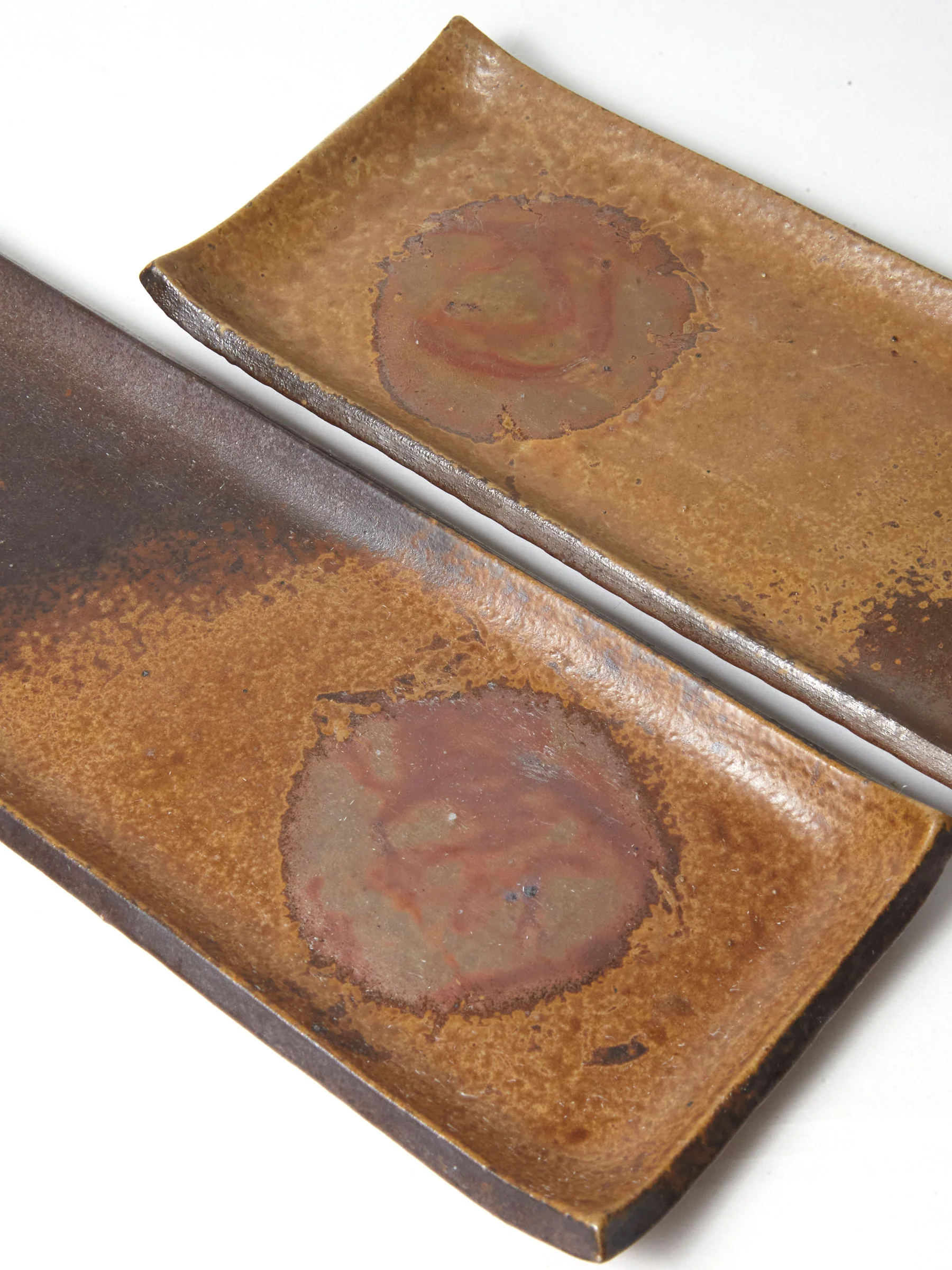 Long Bizen Ware Sushi Platter by Hozan (11"/27cm) - Image 6