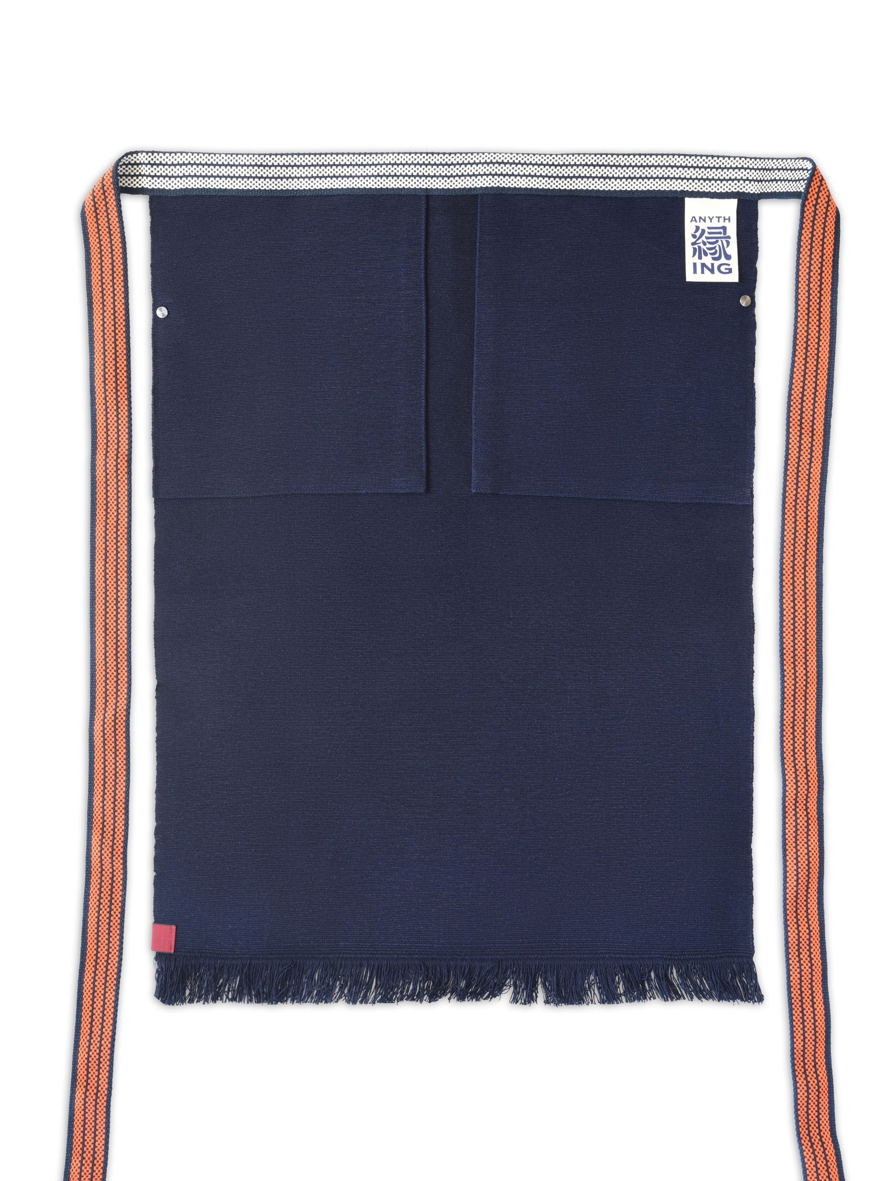 Japanese Maekake Apron in Indigo - Image 4
