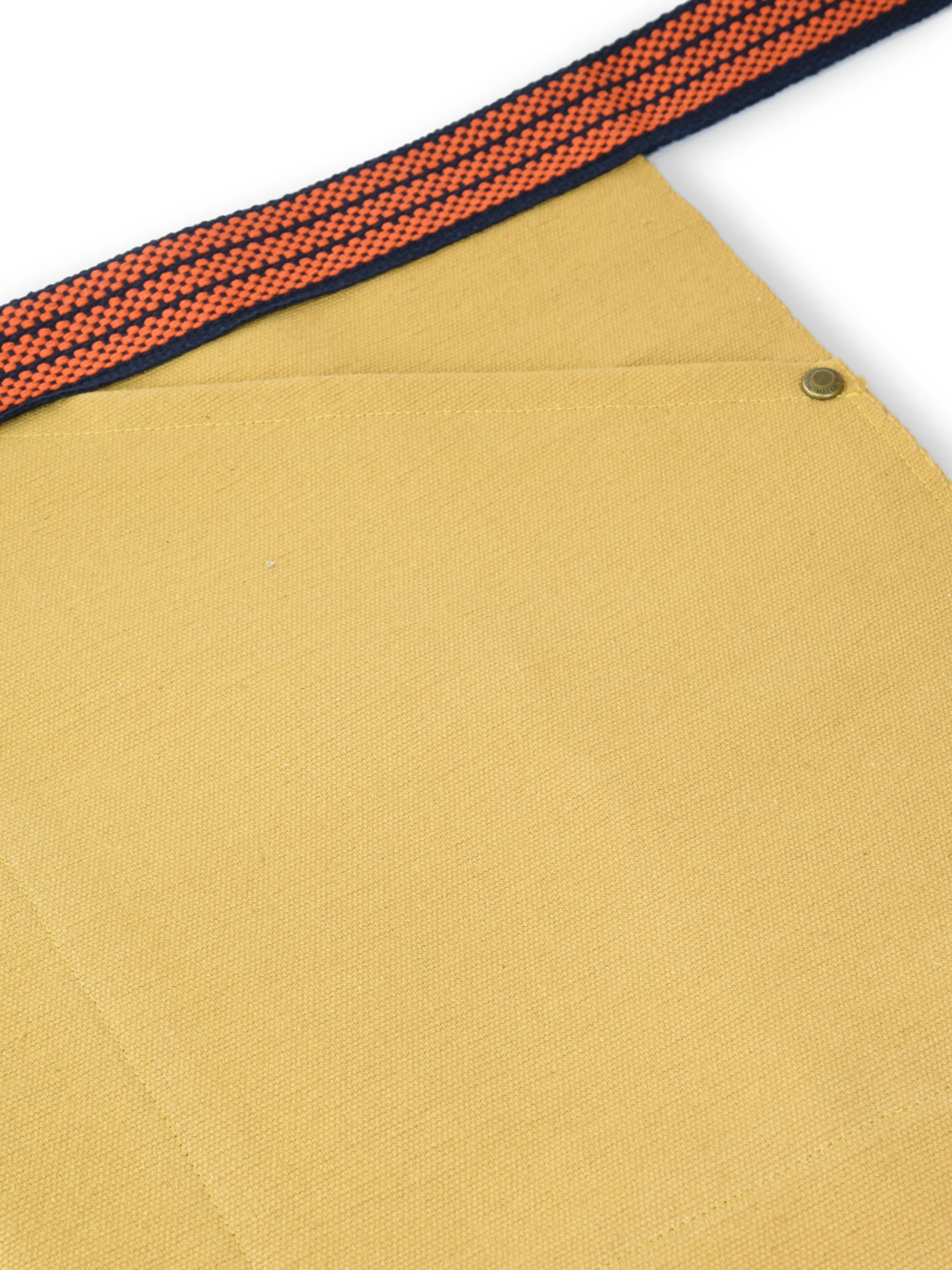 Japanese Maekake Apron in Saffron - Image 3