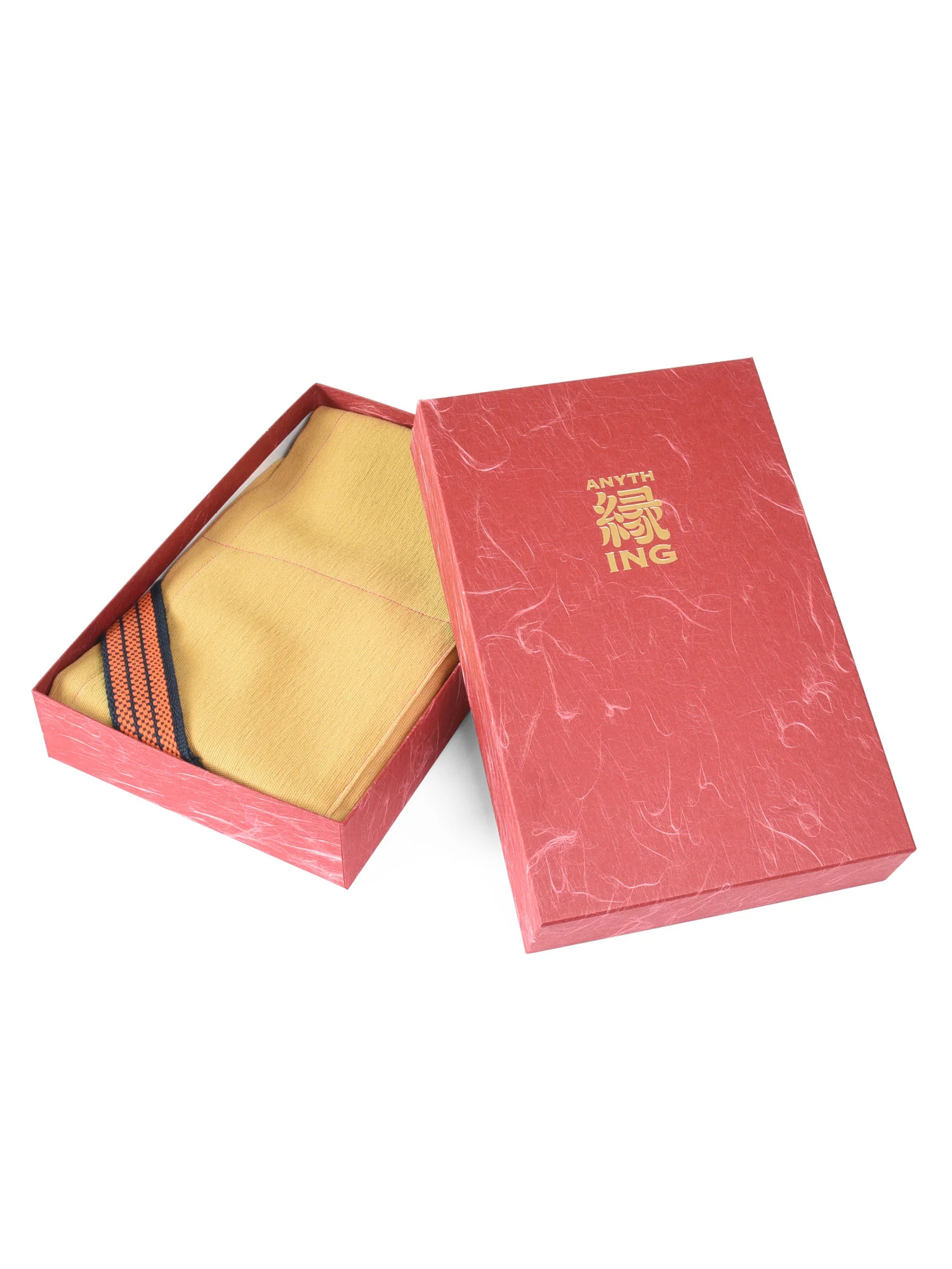 Japanese Maekake Apron in Saffron - Image 5