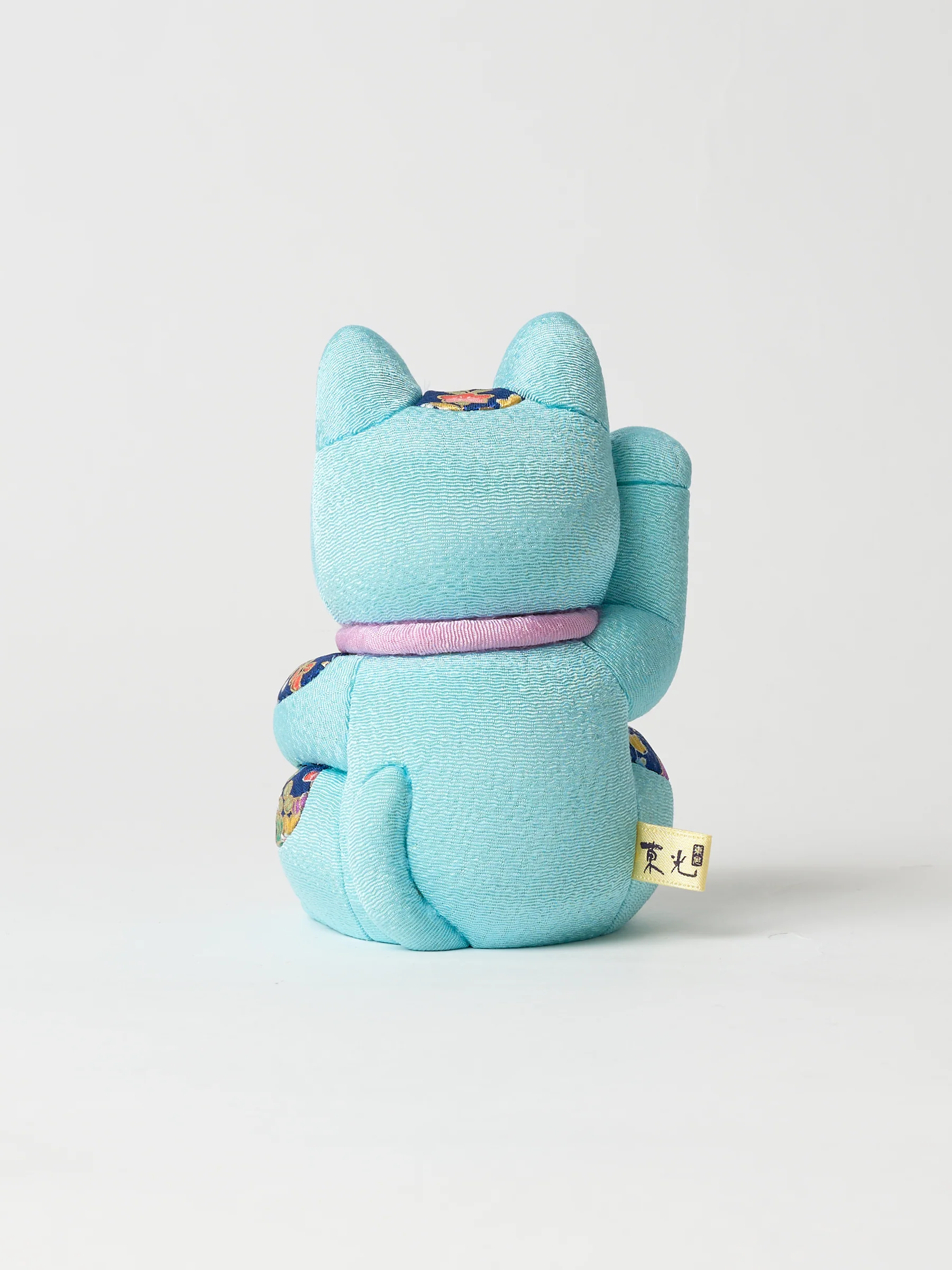 Maneki Neko Lucky Cat in Blue - Image 6
