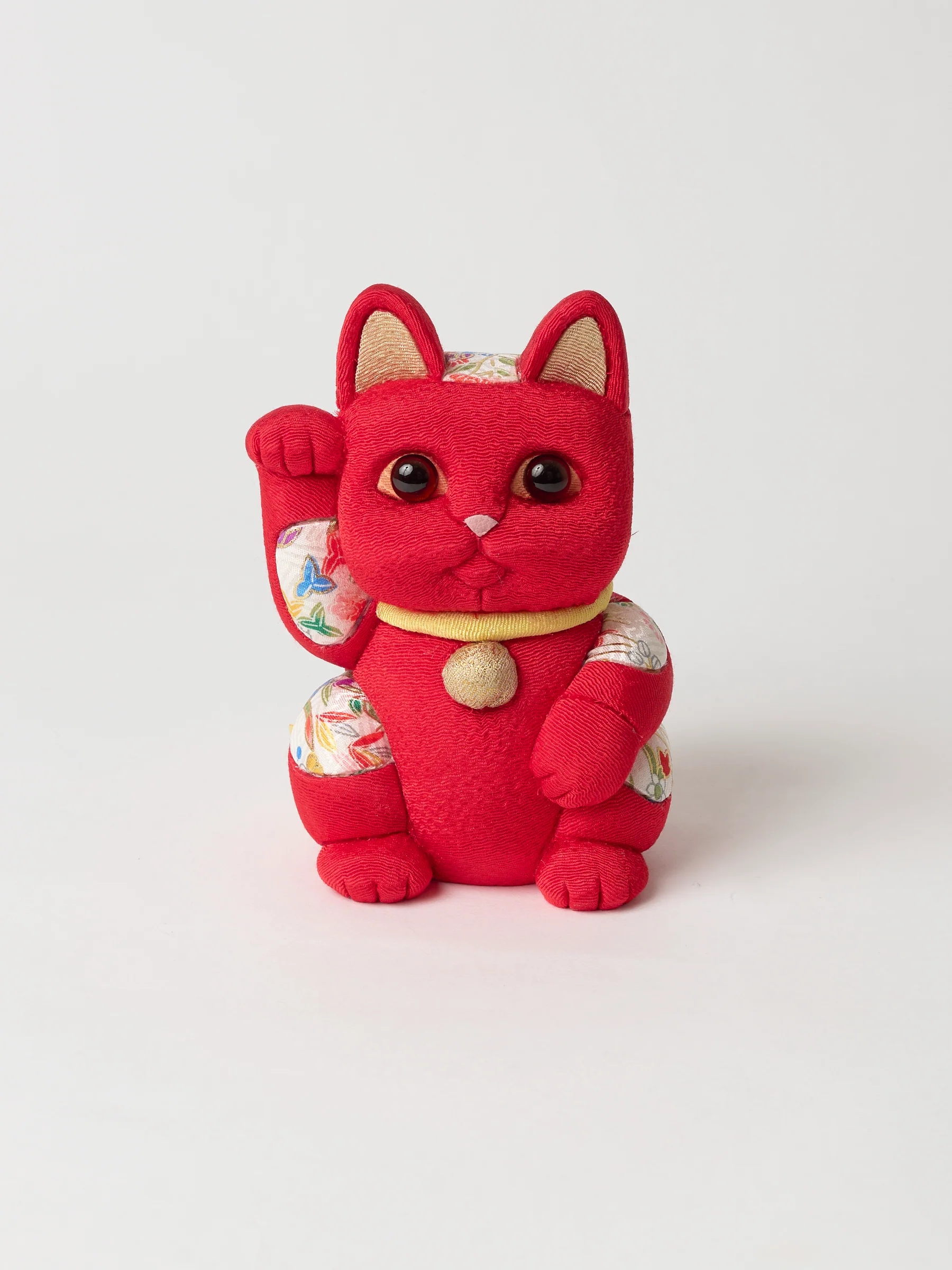 Maneki Neko Lucky Cat in Red - Image 4