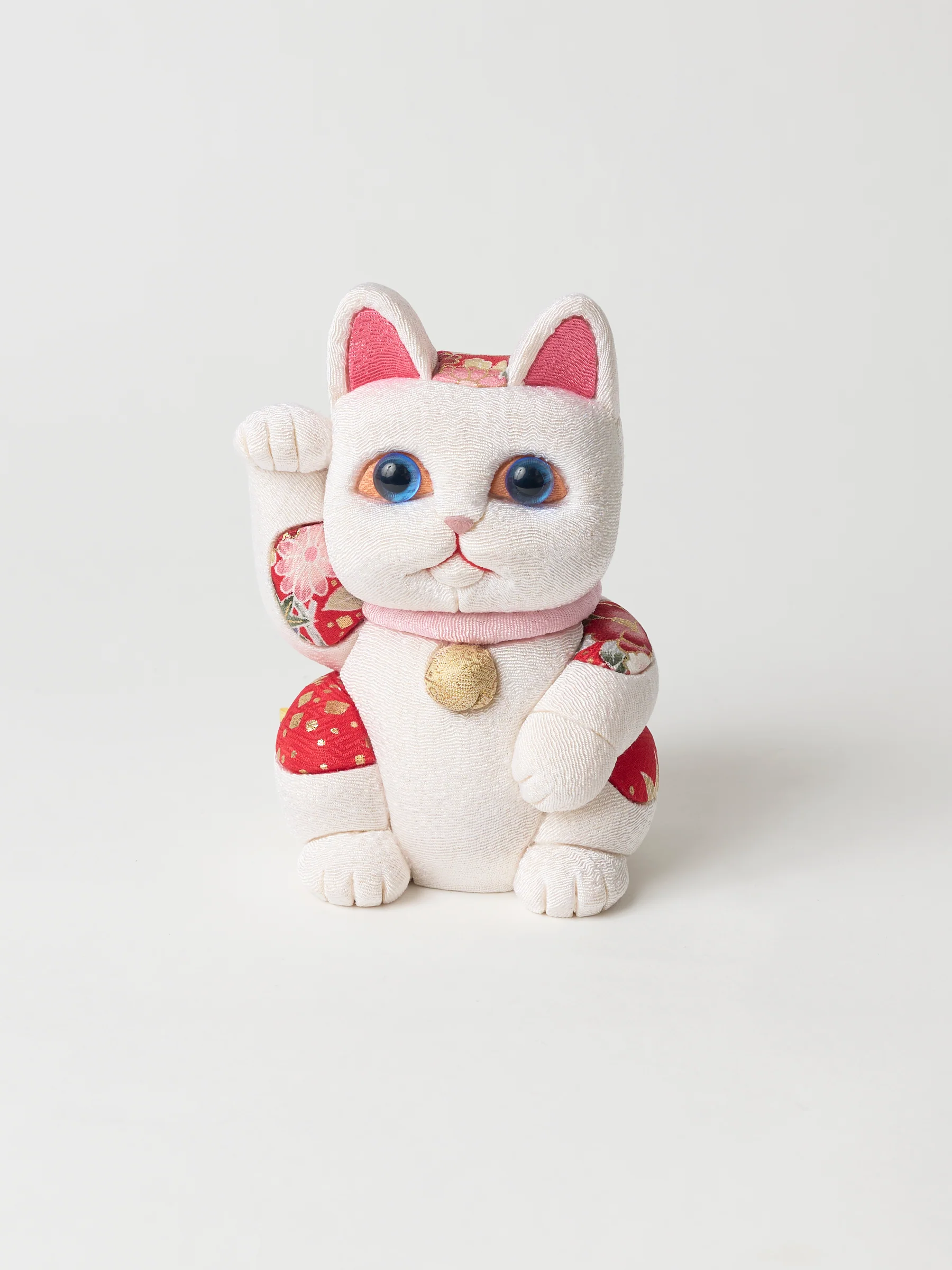 Maneki Neko Lucky Cat in White - Image 4