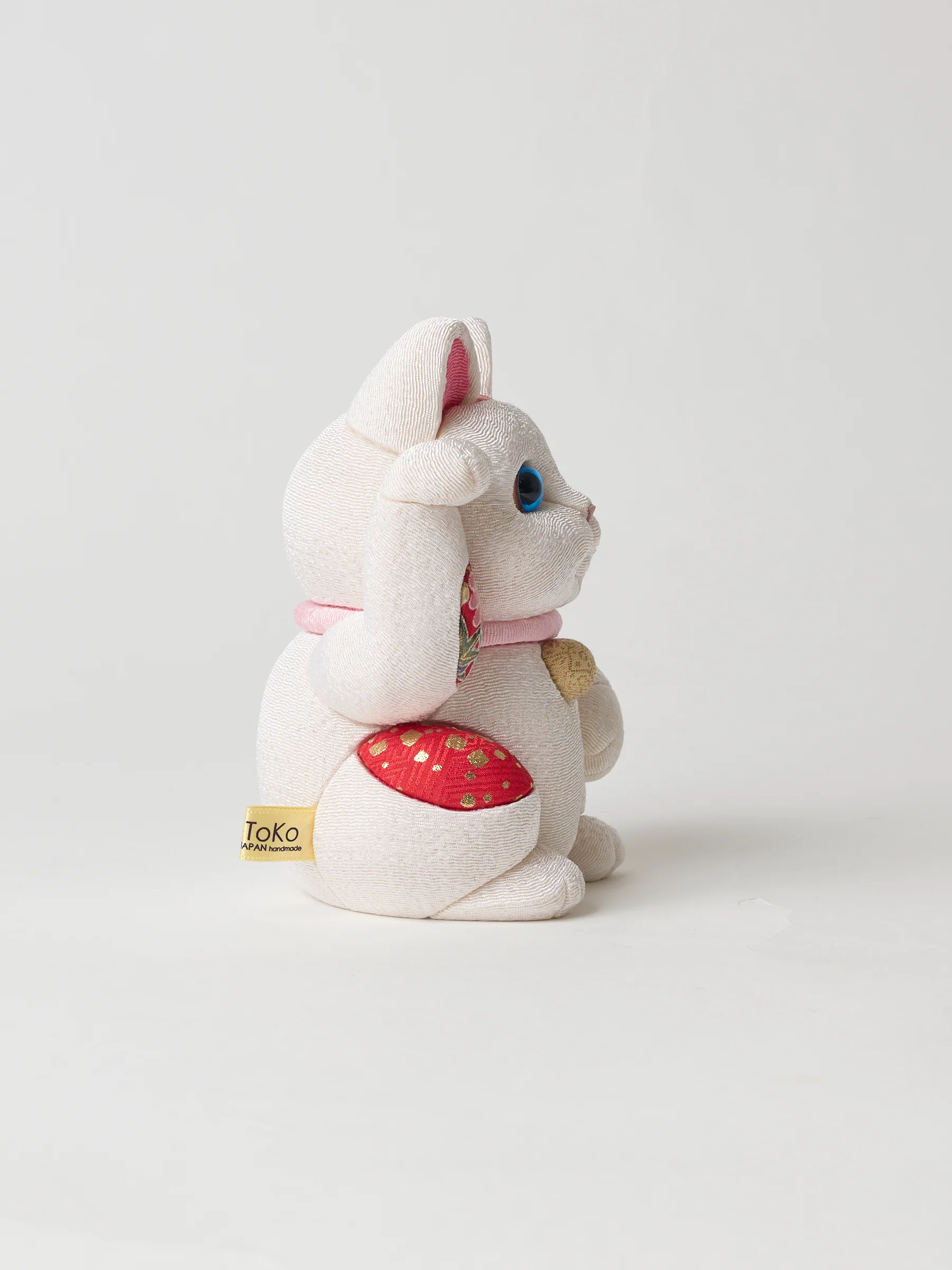 Maneki Neko Lucky Cat in White - Image 5