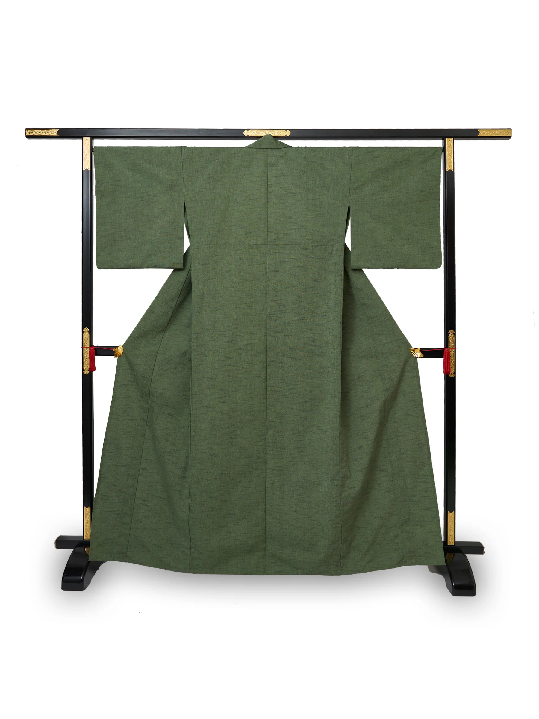 Matcha Green Kurume Cotton Kimono - Image 7