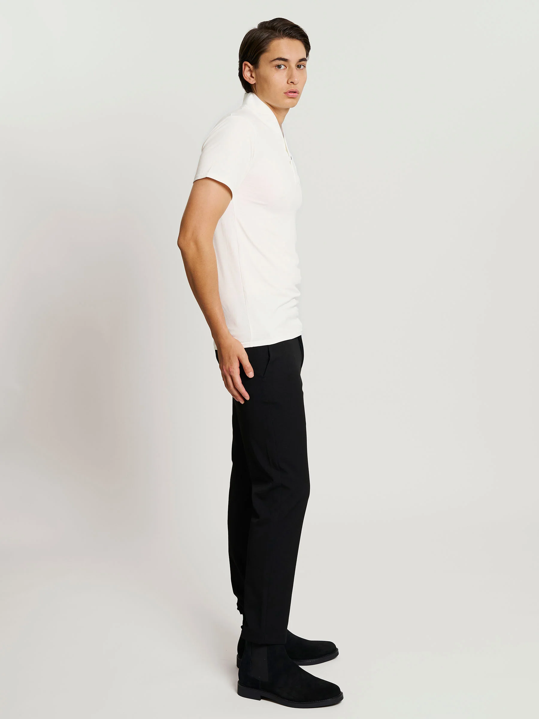 Kimono Collar T-Shirt - Image 5