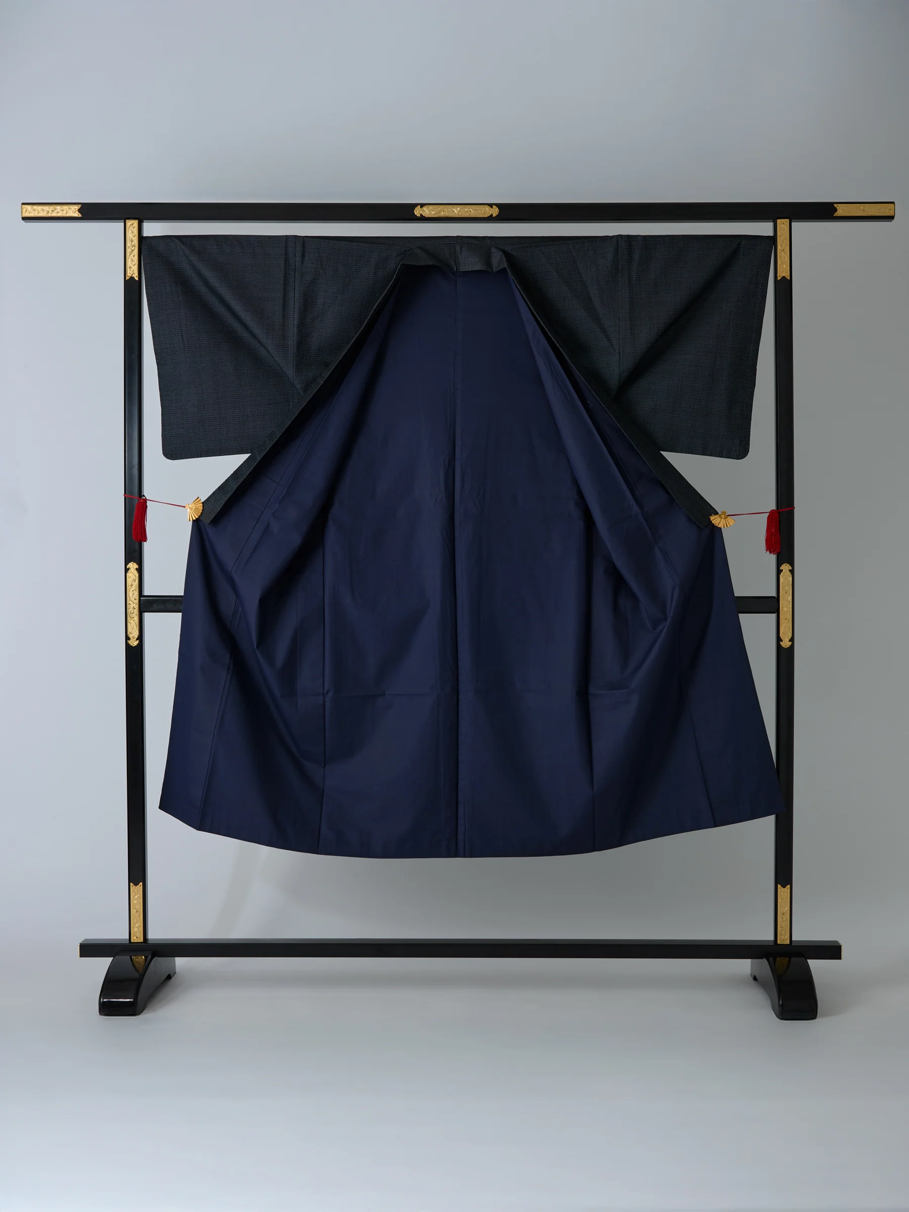 Men's Vintage Tetsukon Silk Japanese Kimono - Image 3