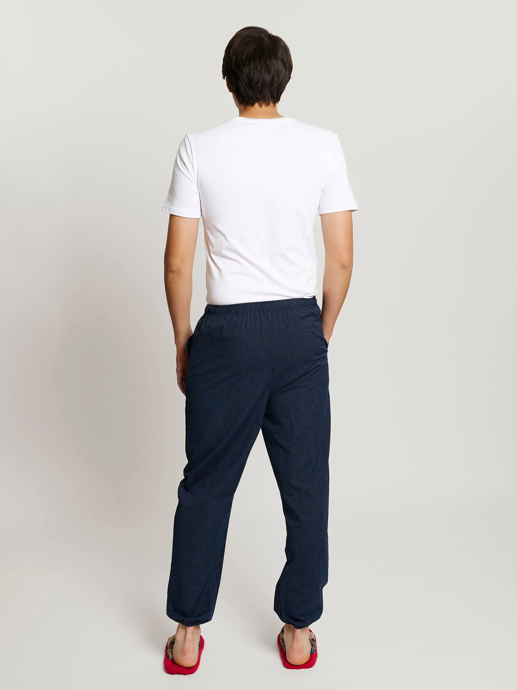 Monpe Men’s Cotton Lounge Pants in Midnight Weave - Image 5