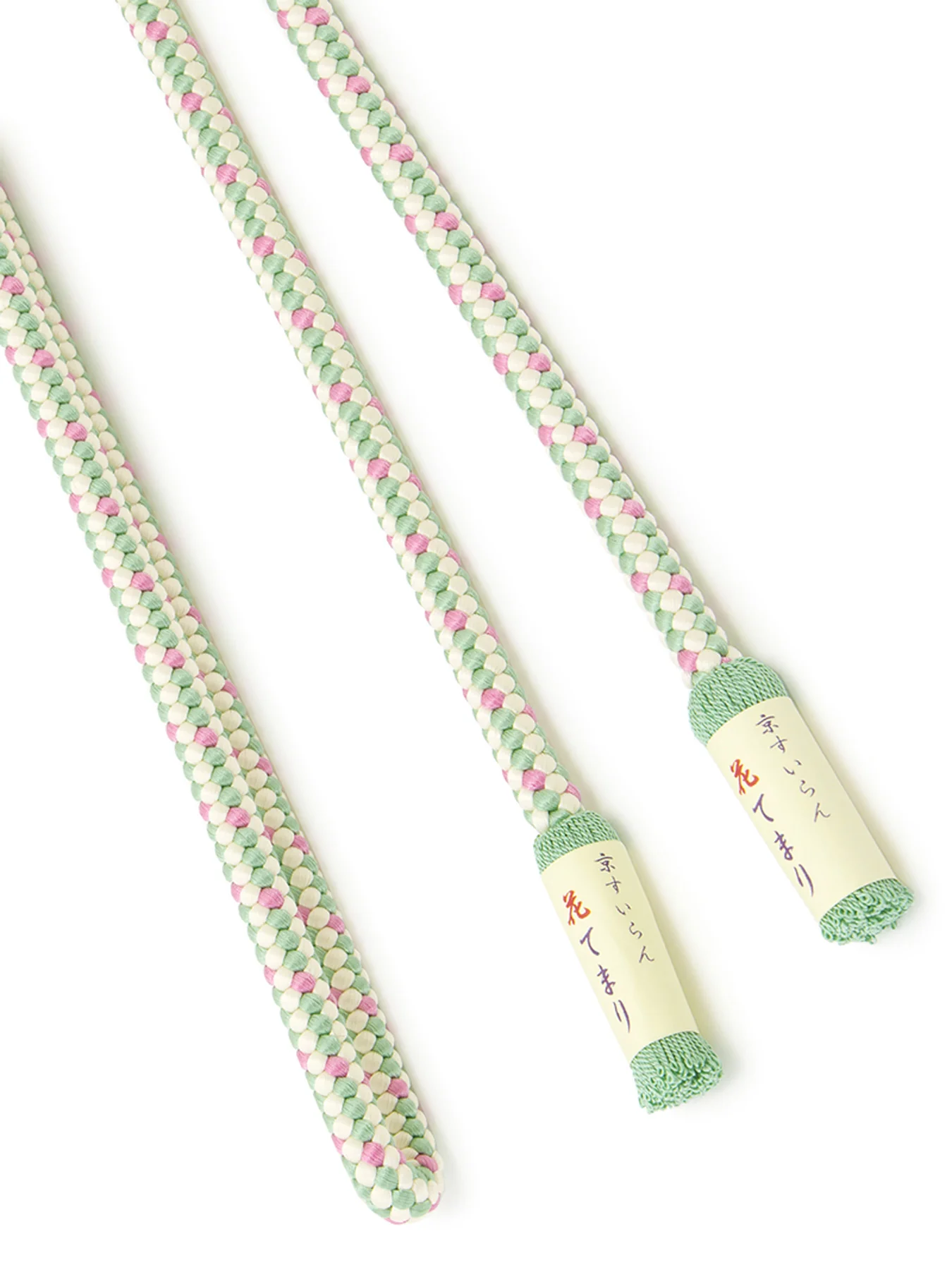 Mint Green Pure Silk Obijime - Image 3