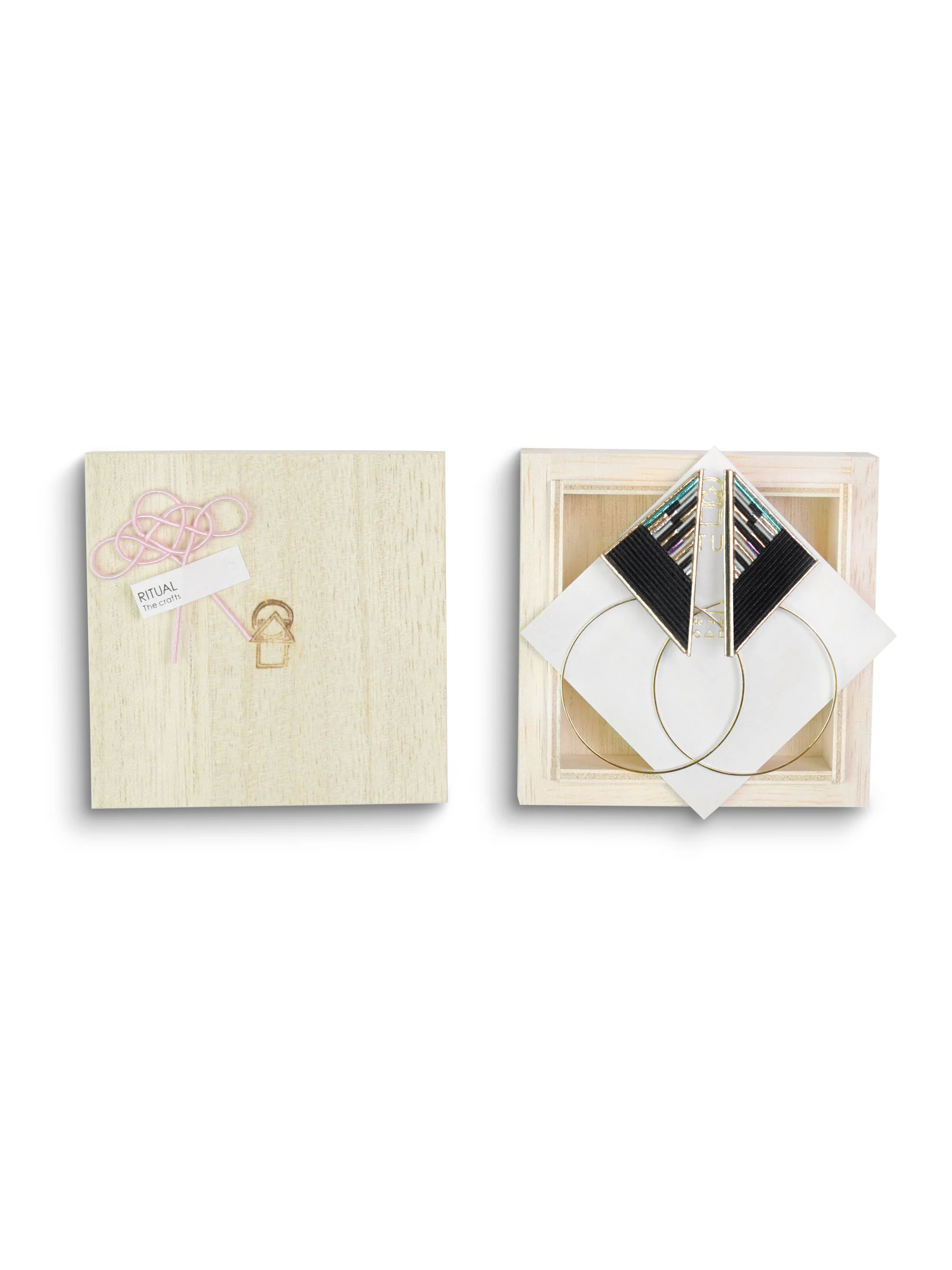 Mizuhiki Hoop Earrings - Image 5