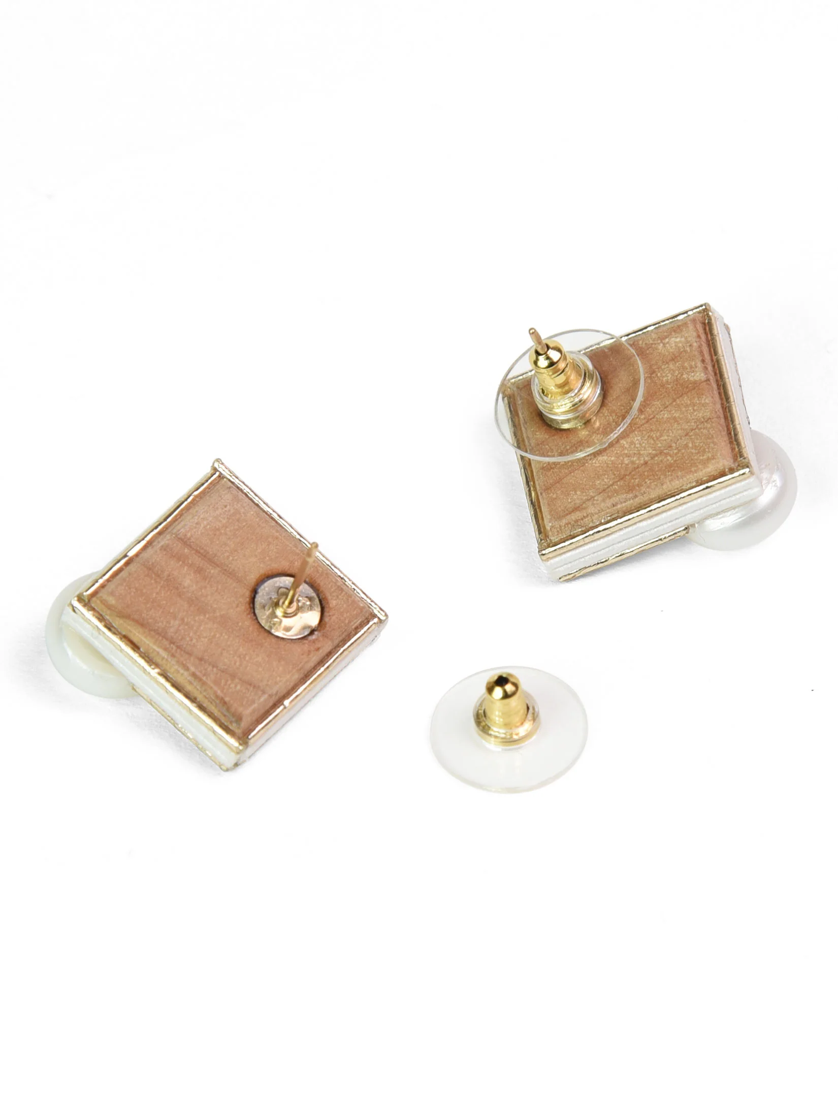 Indigo Mizuhiki Pearl Earrings - Image 4