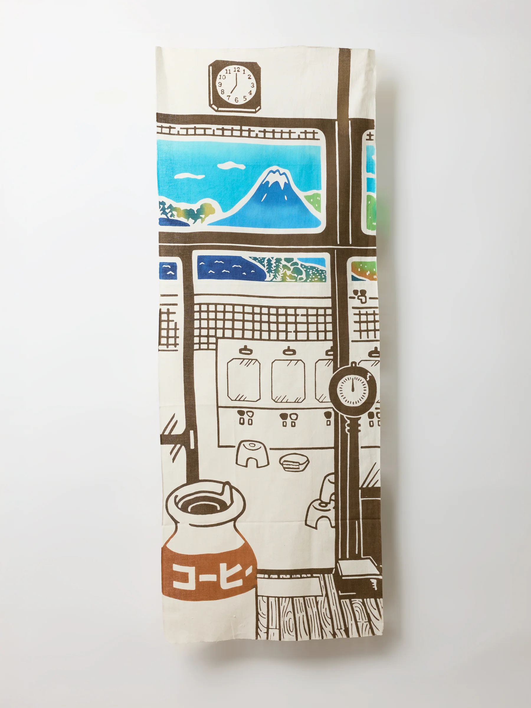 Mount Fuji Bathhouse Tenugui Towel - Image 2