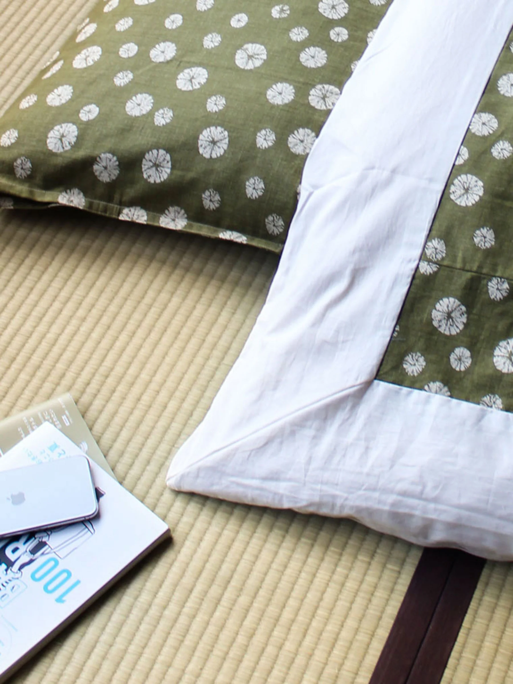 Natural Cotton Japanese Futon Duvet - Image 22