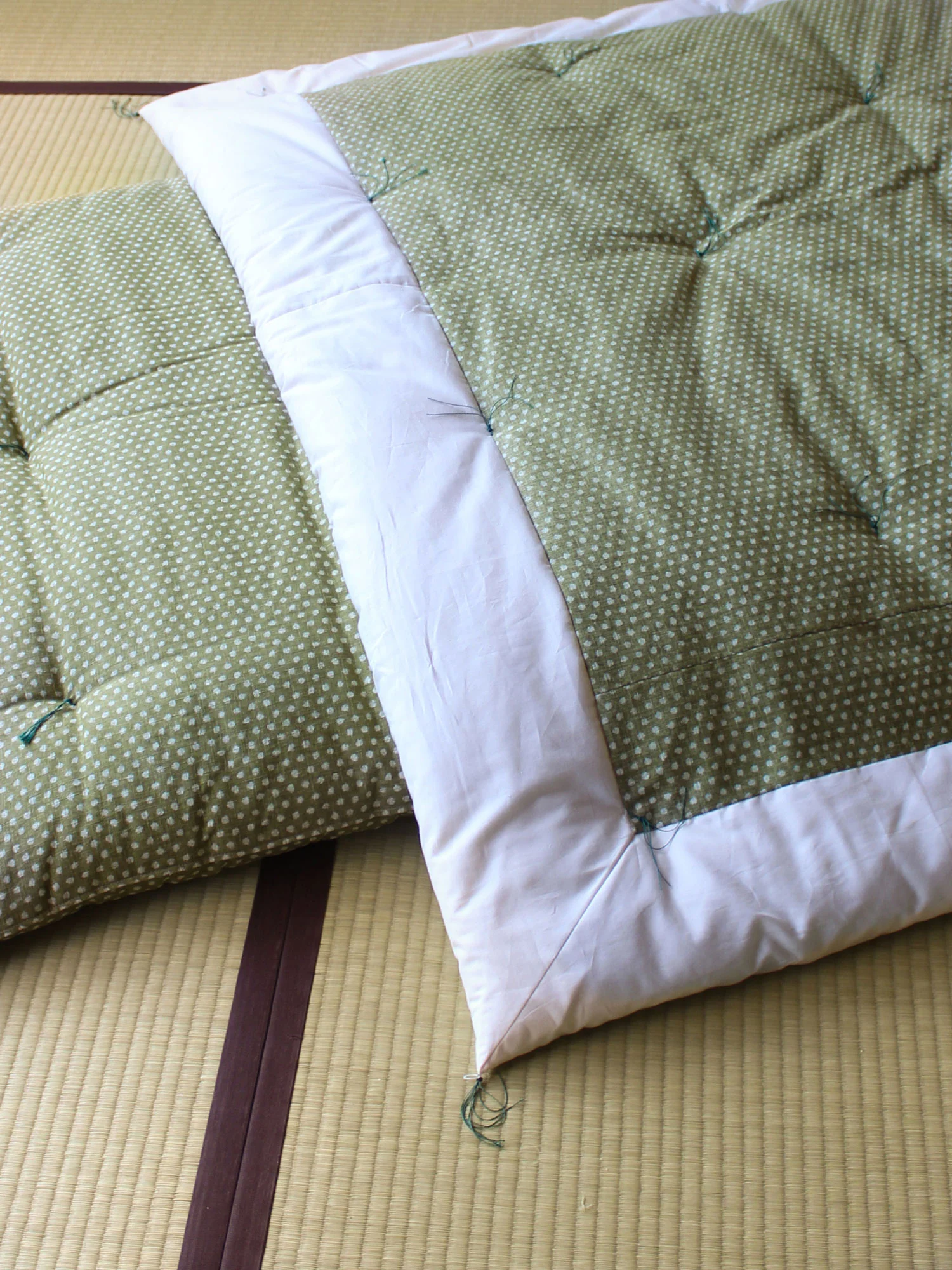 Natural Cotton Japanese Futon Duvet - Image 8
