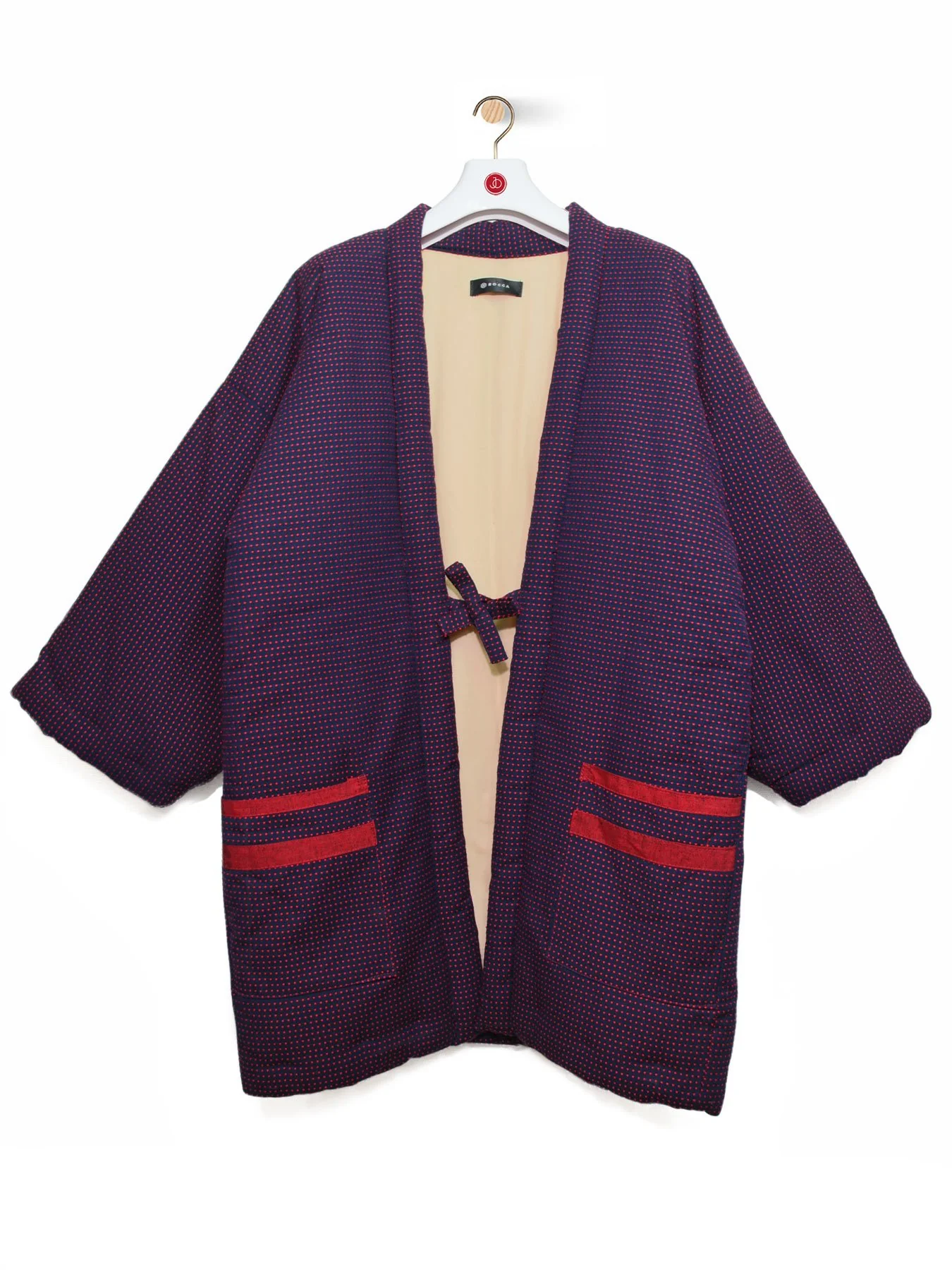 Navy Hanten Padded Jacket - Image 6