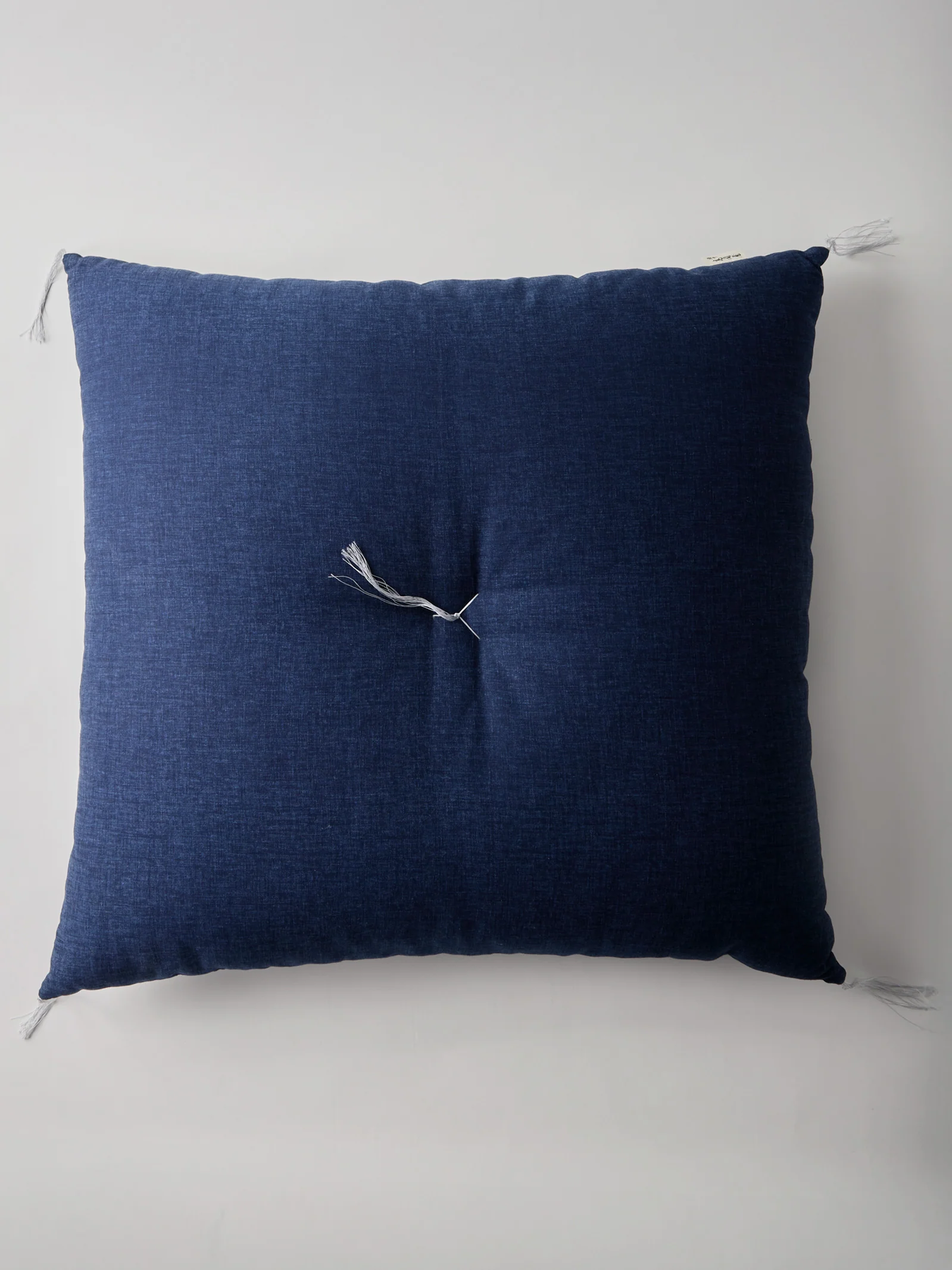 Zafu & Zabuton Meditation Cushions Set – Asanoha Navy - Image 9