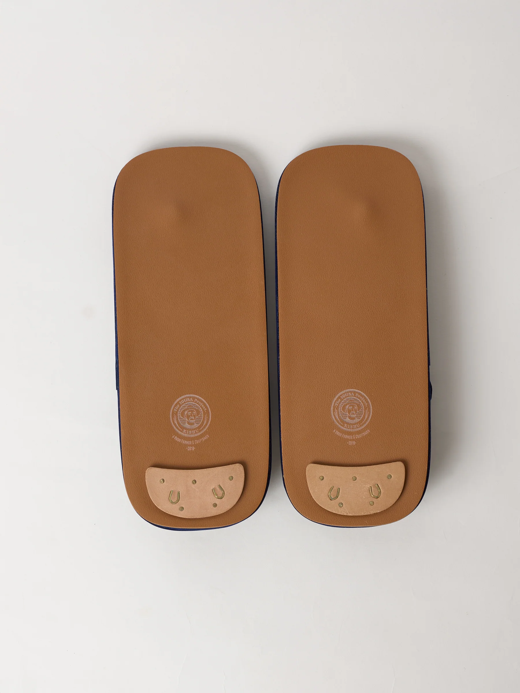 Navy Tatami Rush Grass Men’s Setta Sandals - Image 5