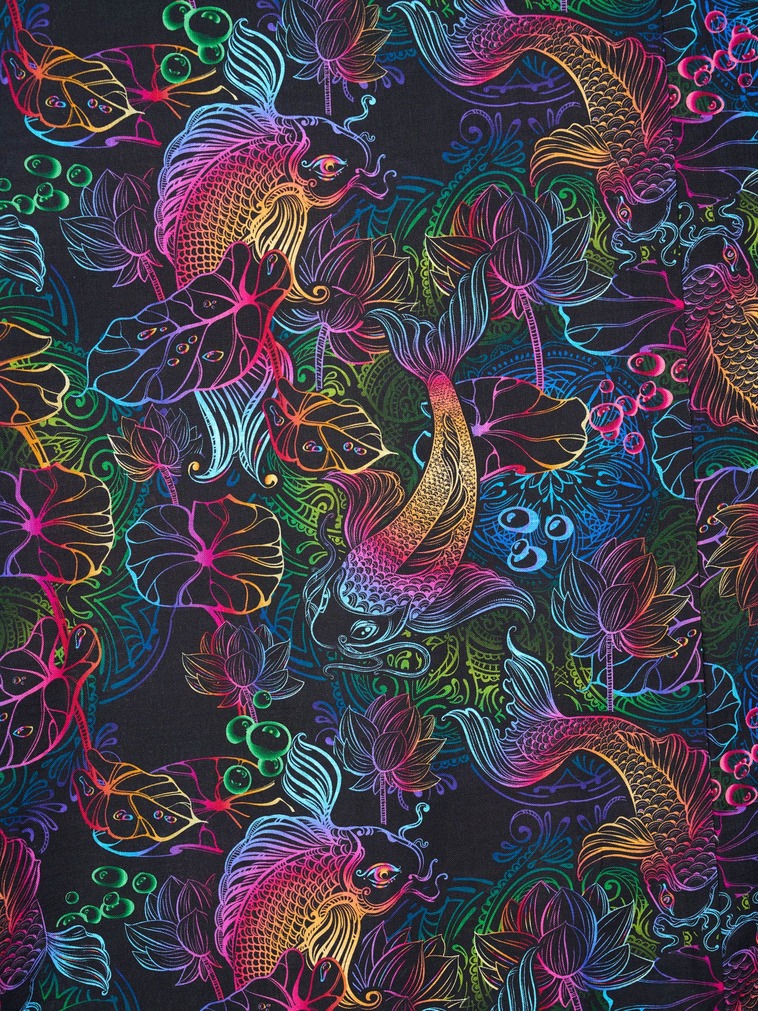 Neon Koi Men’s Yukata - Image 10