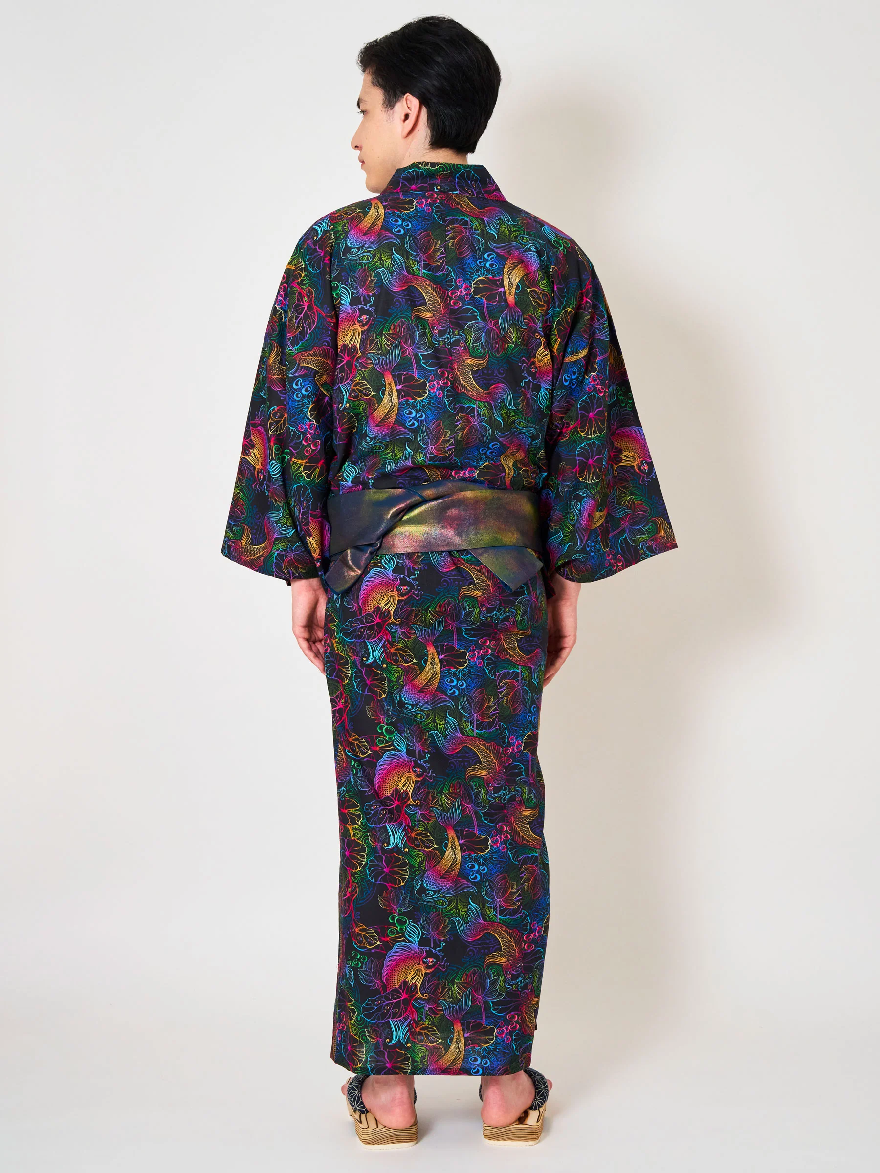 Neon Koi Men’s Yukata - Image 4