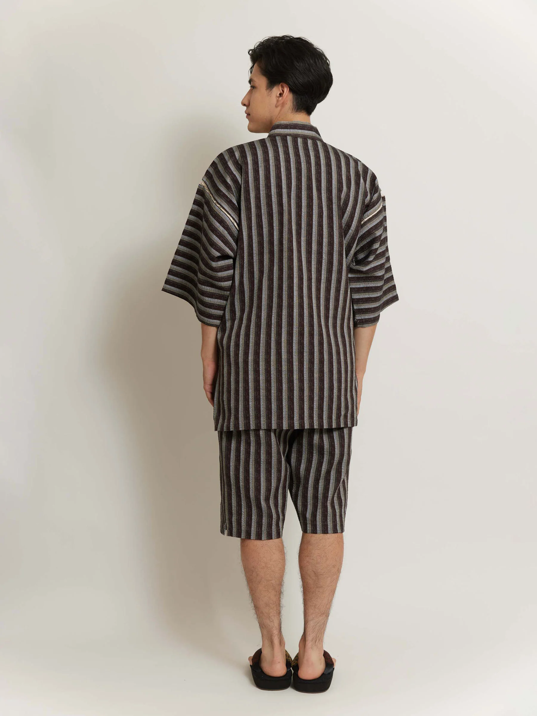 Ocha Jinbei Natural Cotton Shirt and Shorts - Image 4