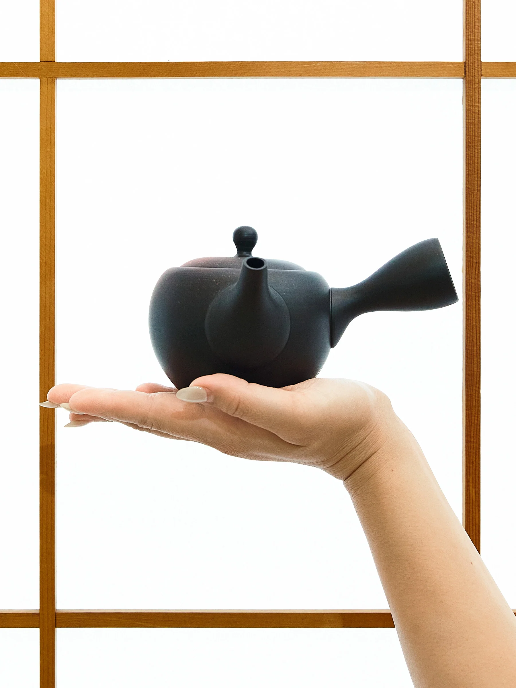 Orchid Tokoname Japanese Teapot by Shoho (9.8oz/280ml) - Image 9