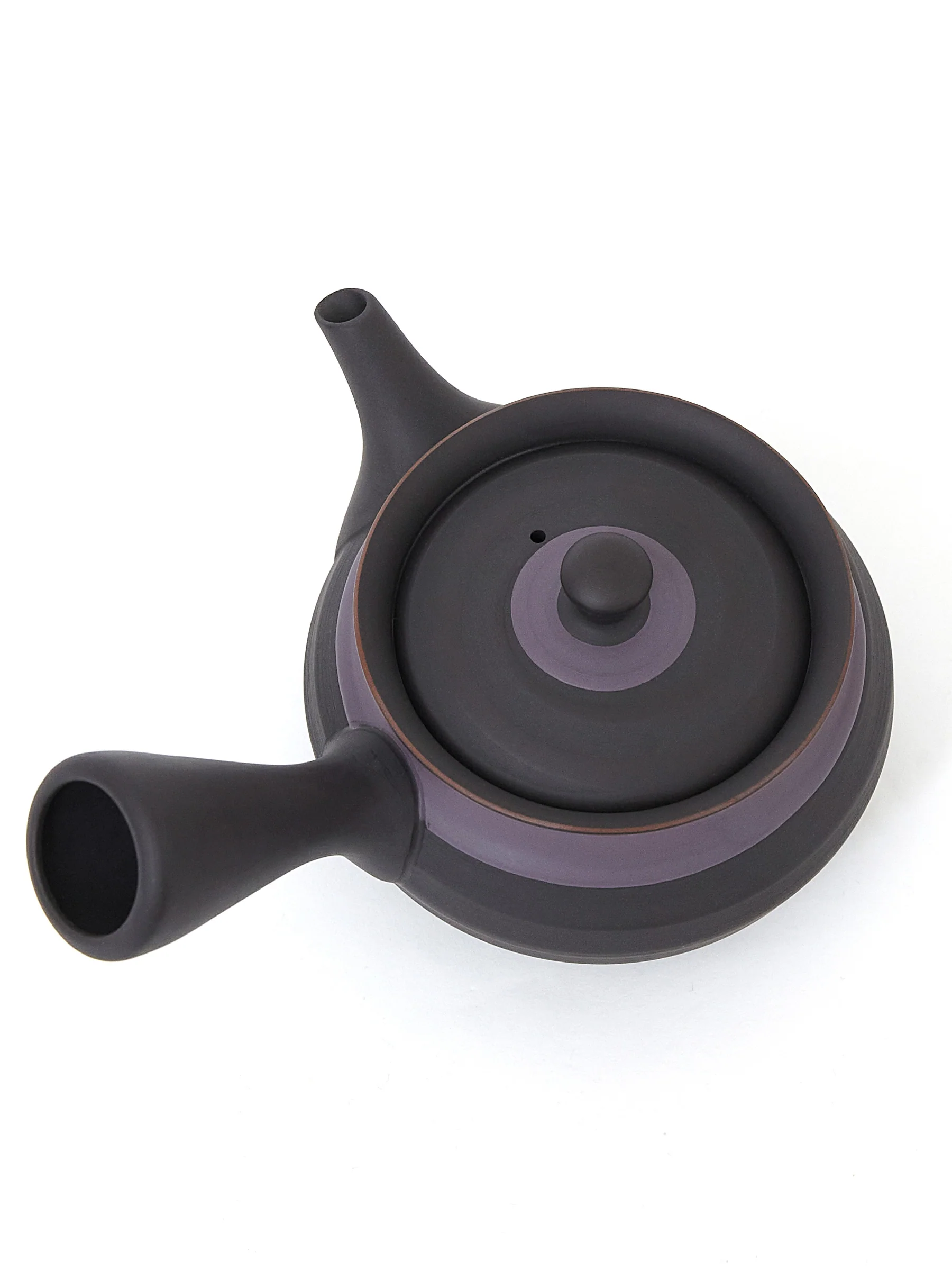 Purple Tokoname Japanese Teapot Set by Ukou (10.8oz/320ml) - Image 7