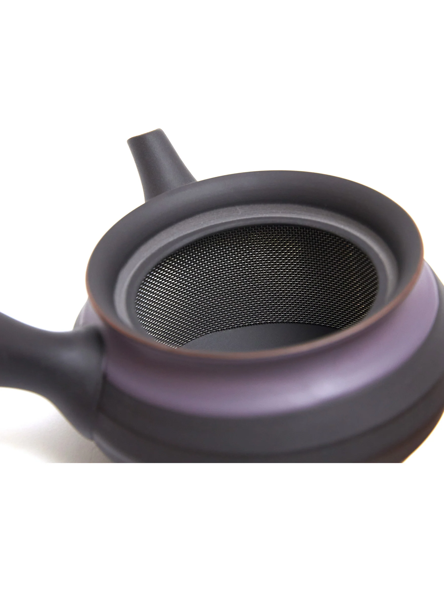 Purple Tokoname Japanese Teapot Set by Ukou (10.8oz/320ml) - Image 9