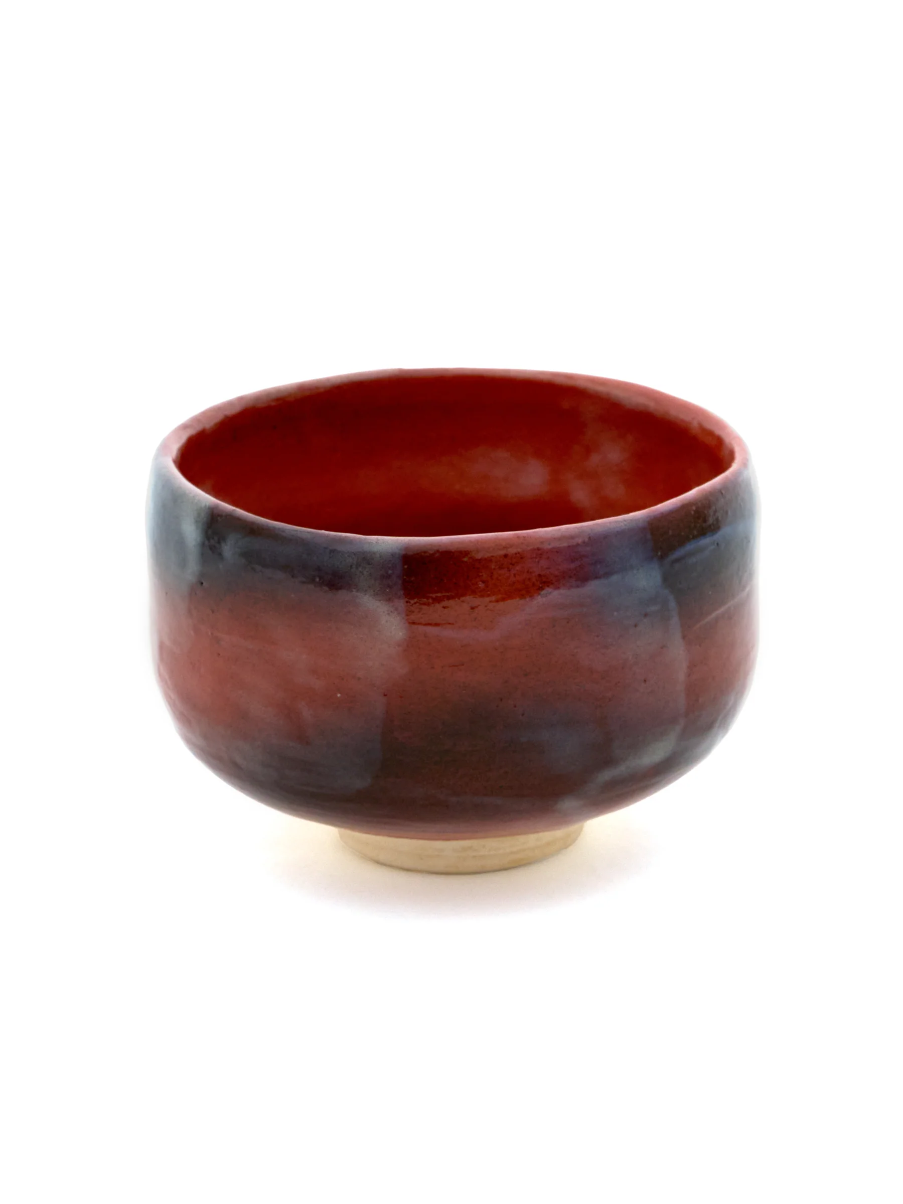 Raku Pottery Chawan Matcha Bowl Japanese Tea Set by Juraku - Image 3
