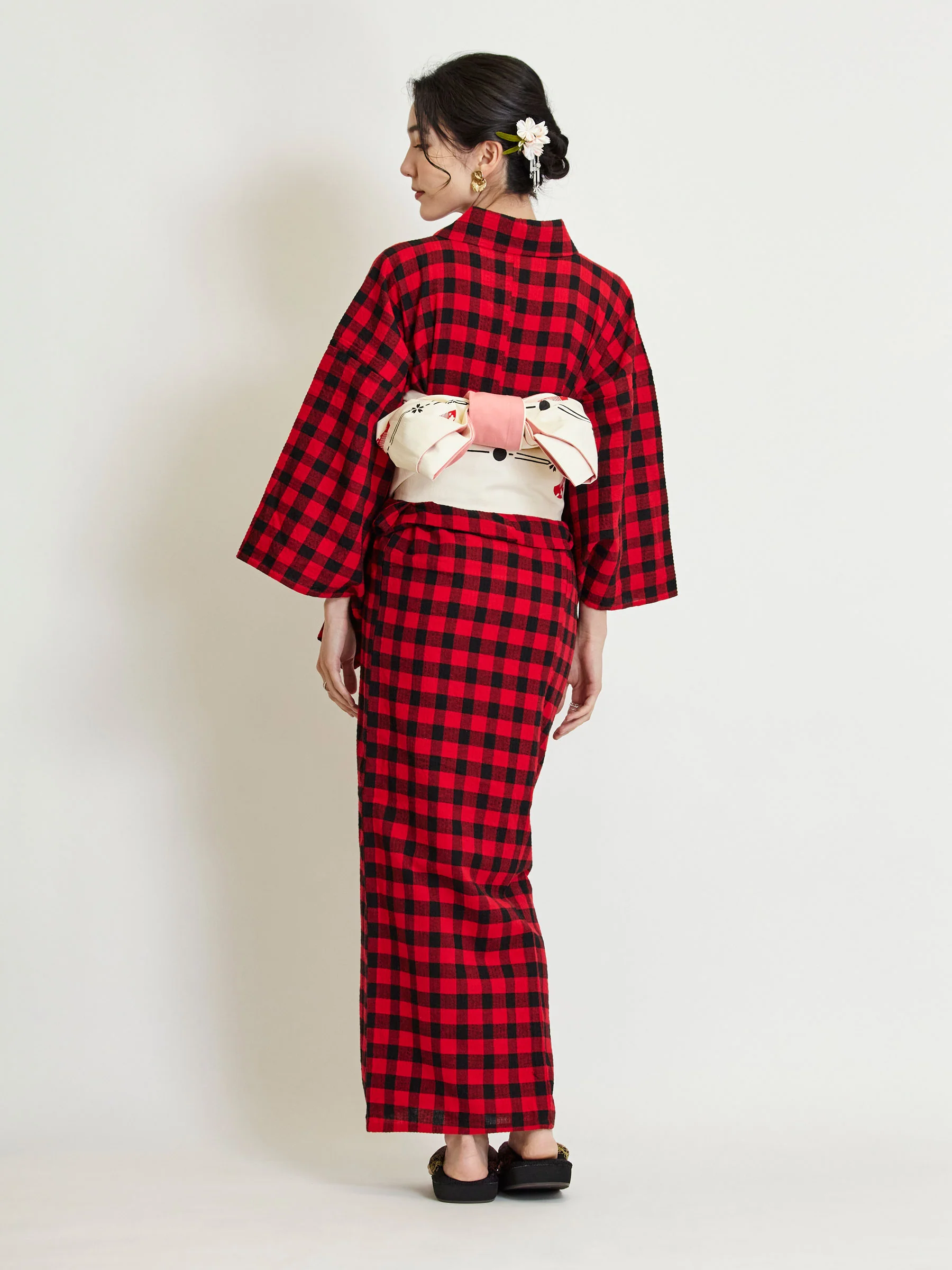 Red Benkei Yukata - Image 4