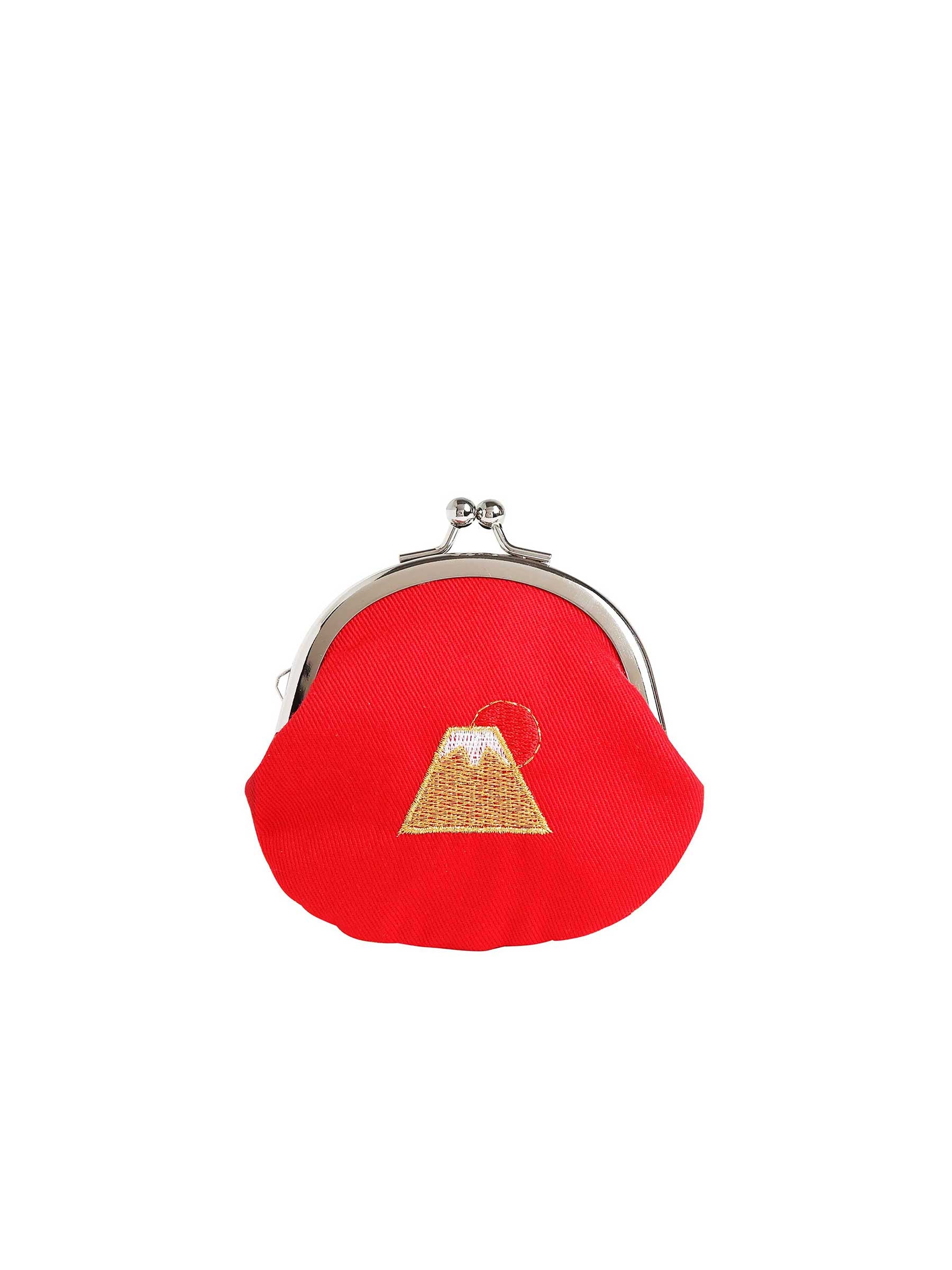 Red Fuji Mini Coin Purse