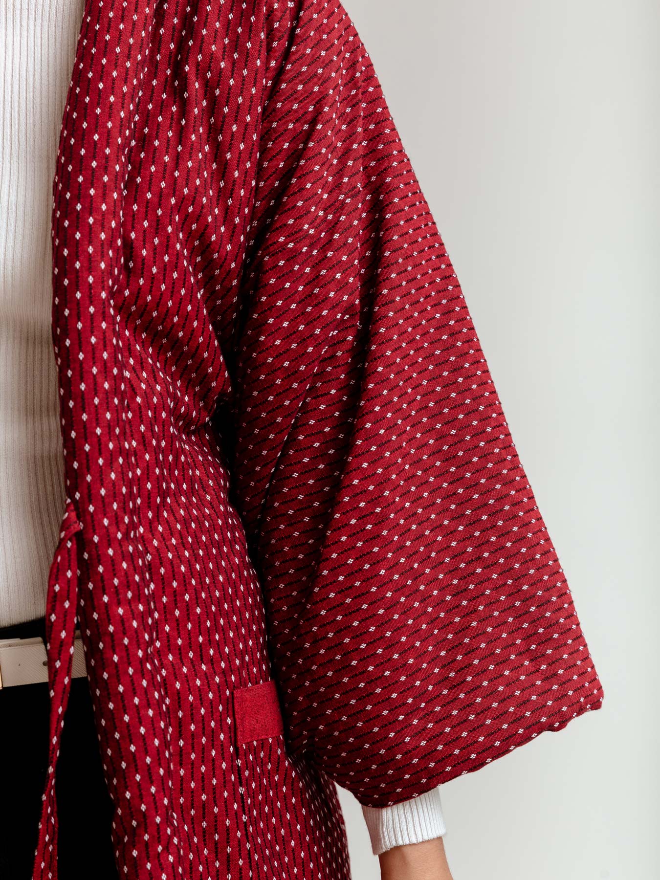 Red Hanten Padded Jacket - Image 5