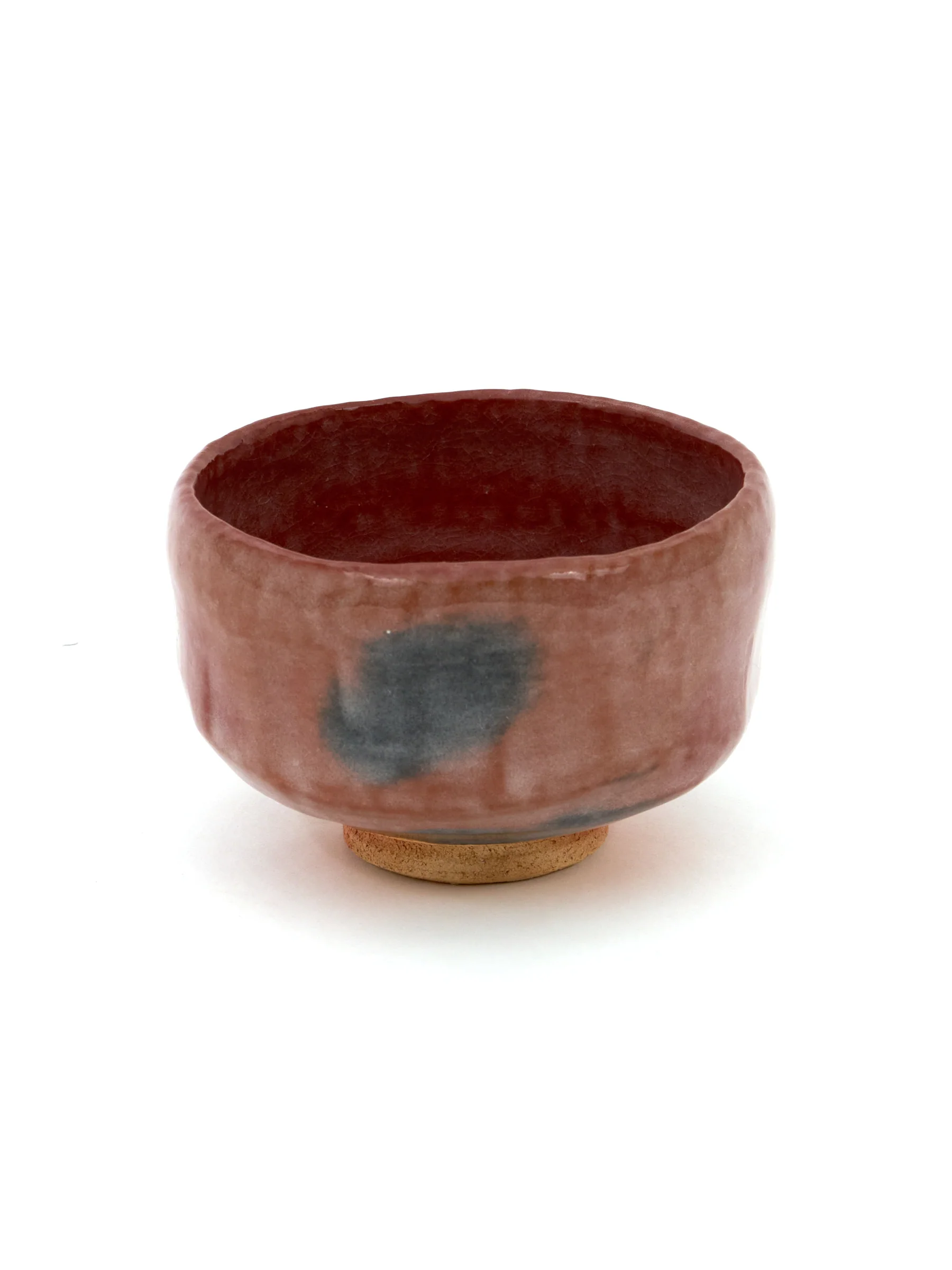 Red Raku Pottery Chawan Matcha Bowl by Shuraku - Image 3